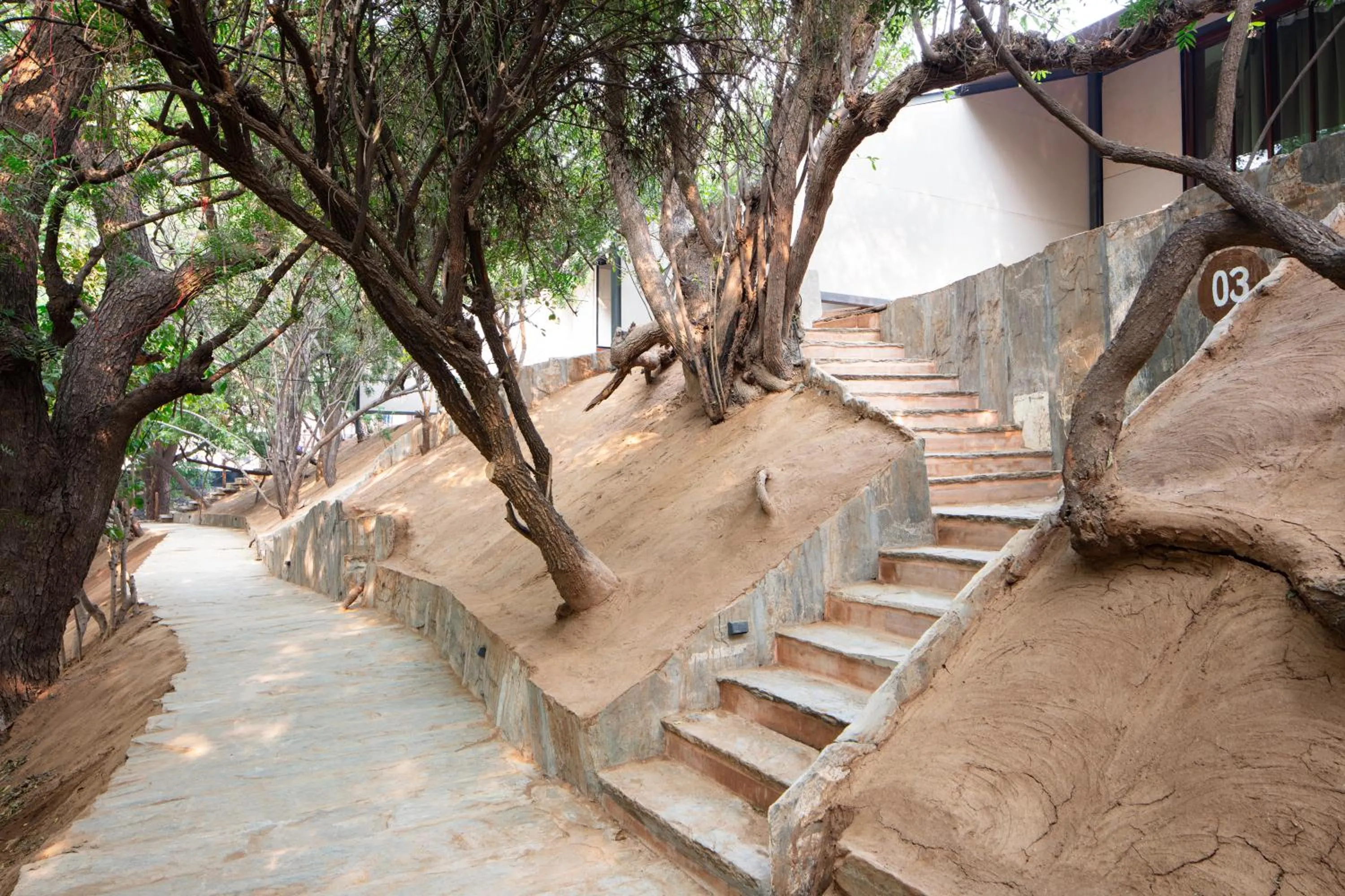 Facade/entrance in RAAS Chhatrasagar, Nimaj, District Pali