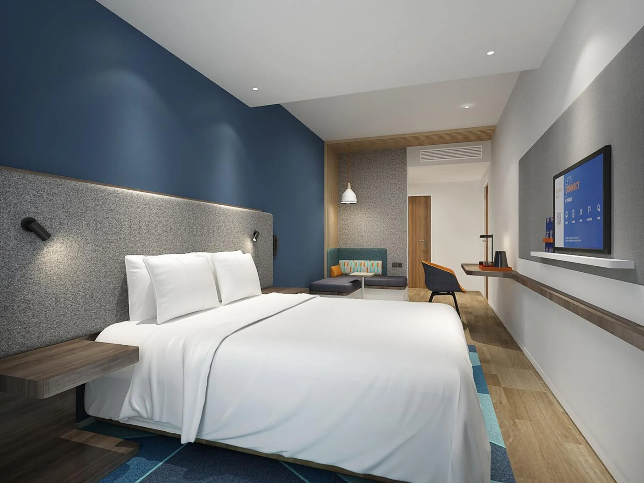 Photo of the whole room, Bed in Holiday Inn Express Foshan Chancheng by IHG
