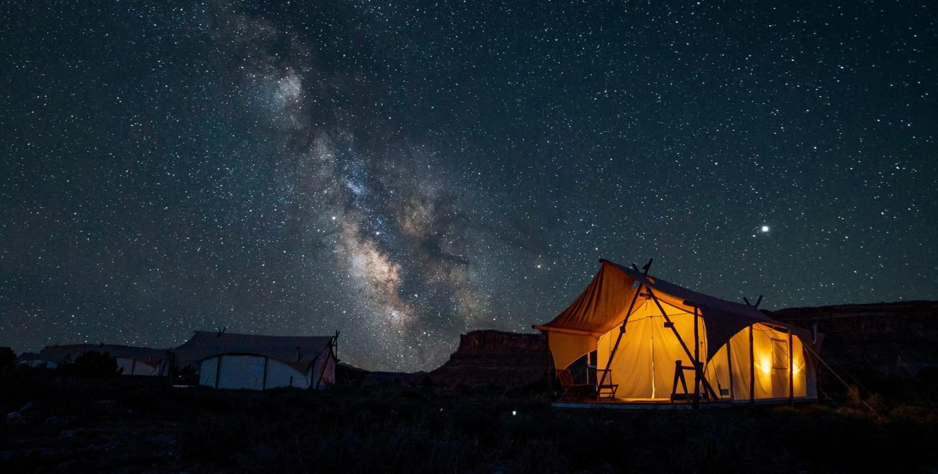 Night in Under Canvas Moab