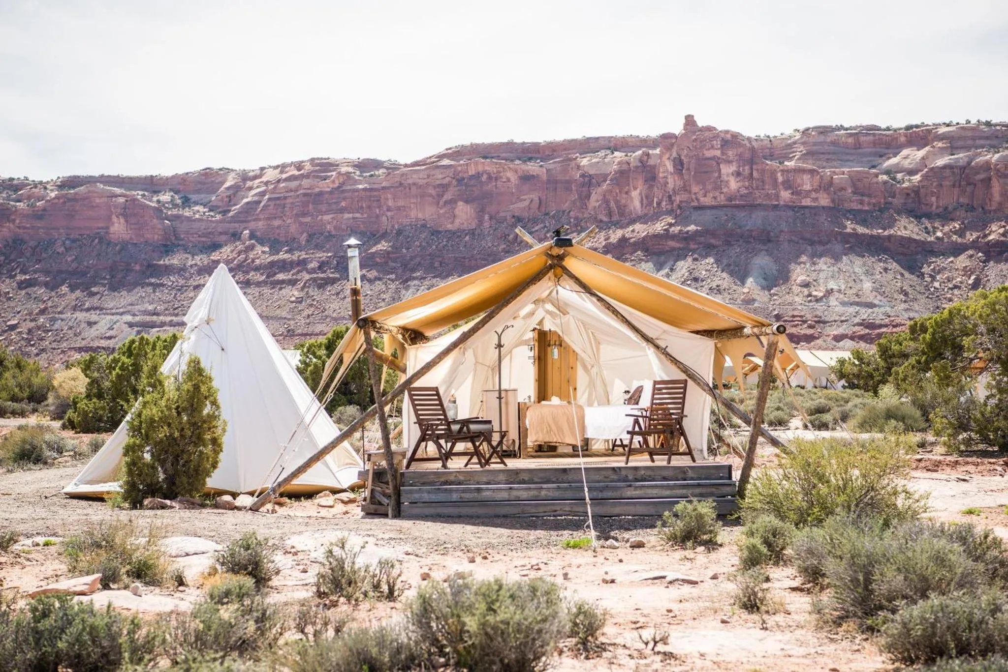 Property building in Under Canvas Moab
