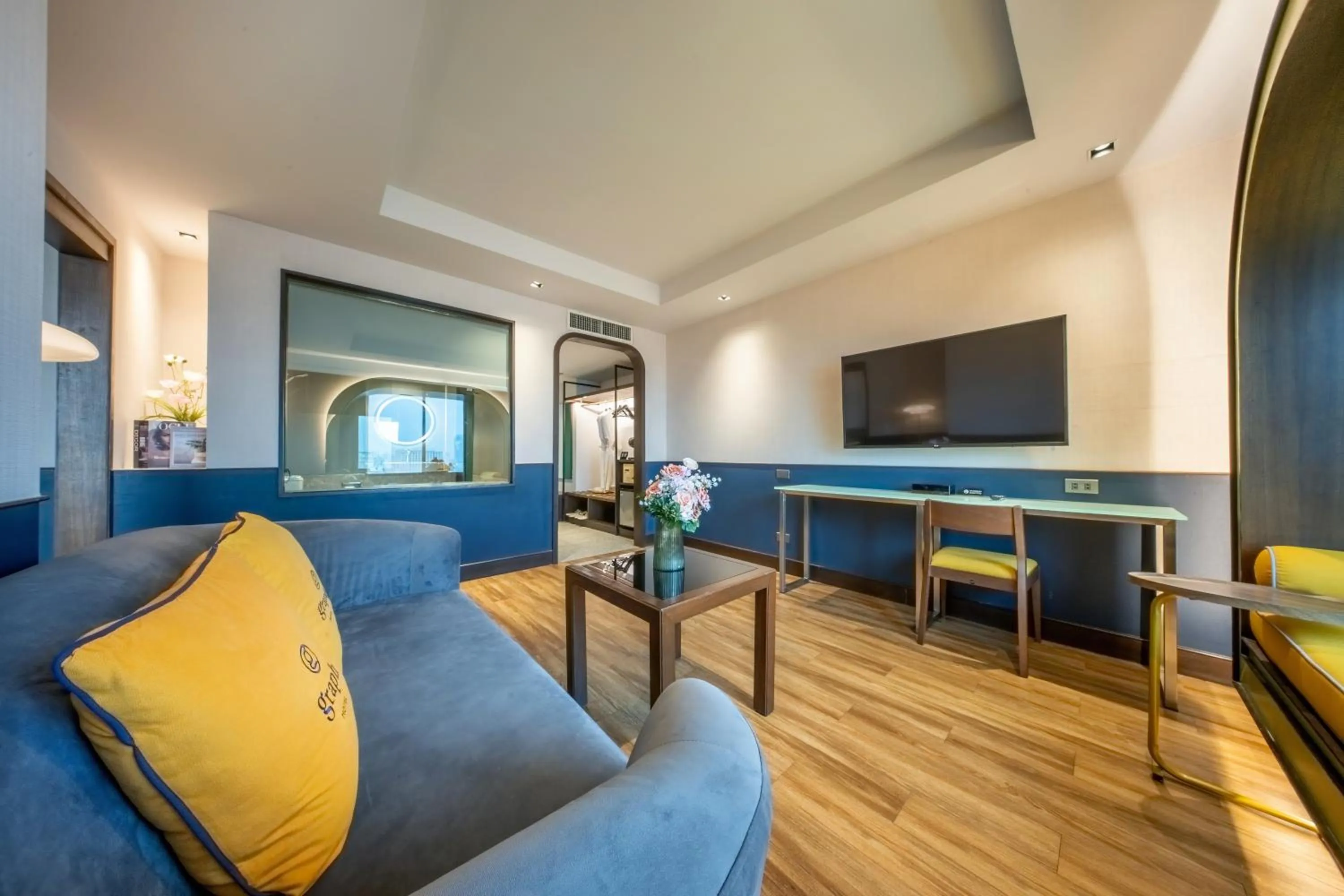 Bed in Graph Hotels Bangkok