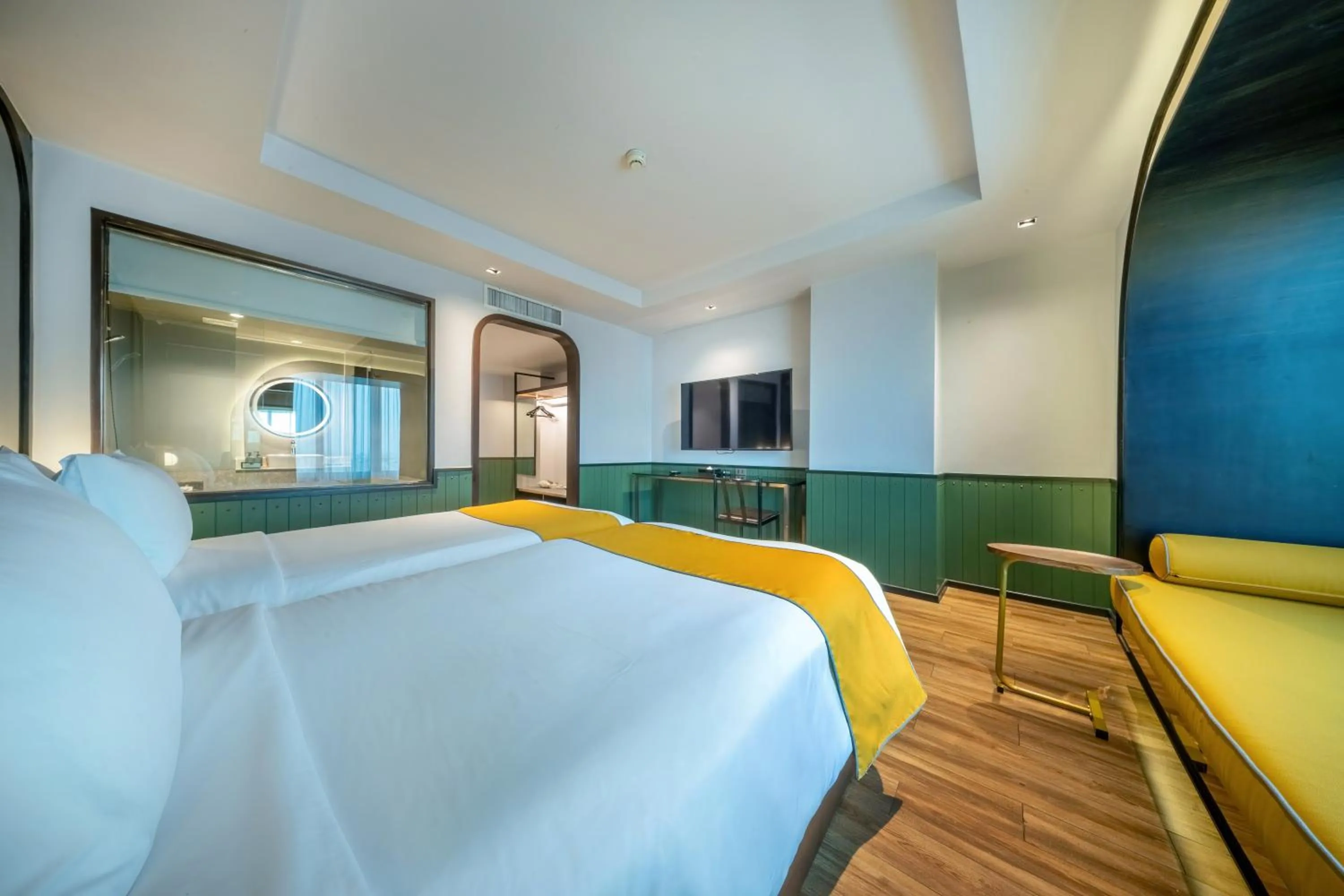 Bed in Graph Hotels Bangkok