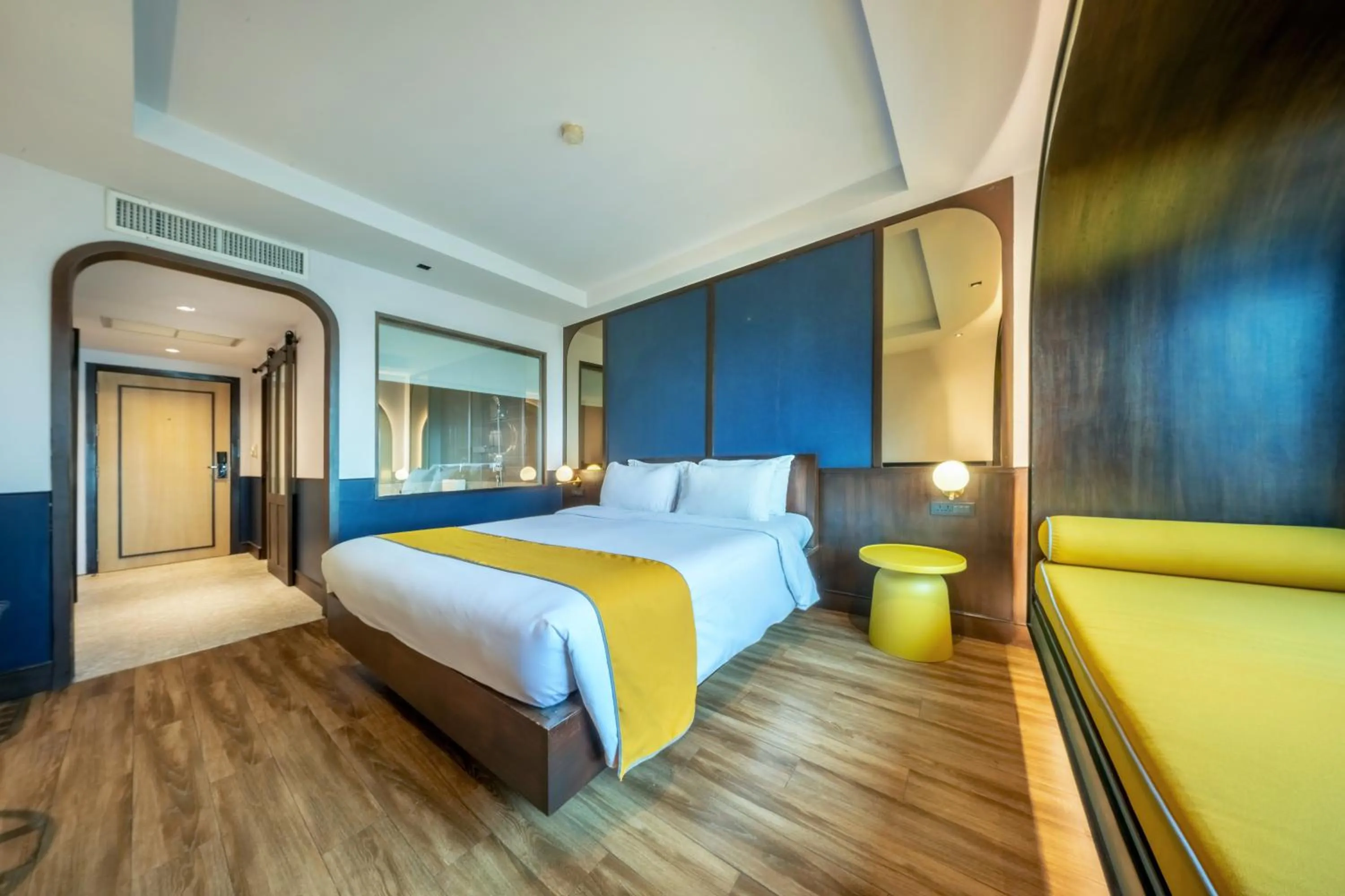 Bed in Graph Hotels Bangkok