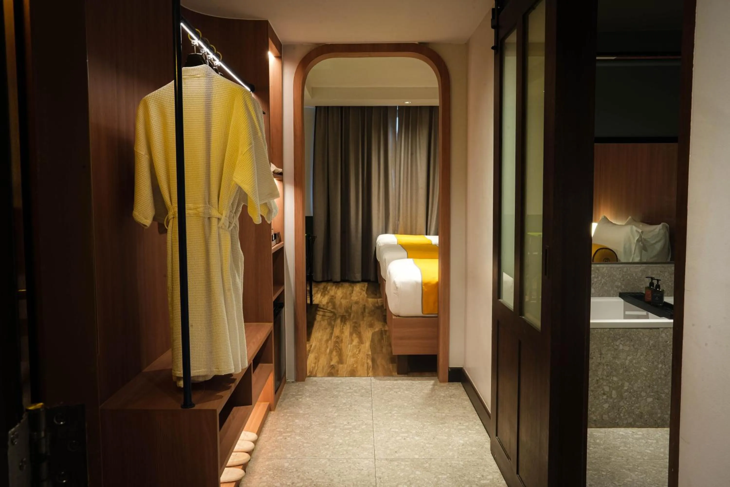 Bedroom, Bed in Graph Hotels Bangkok