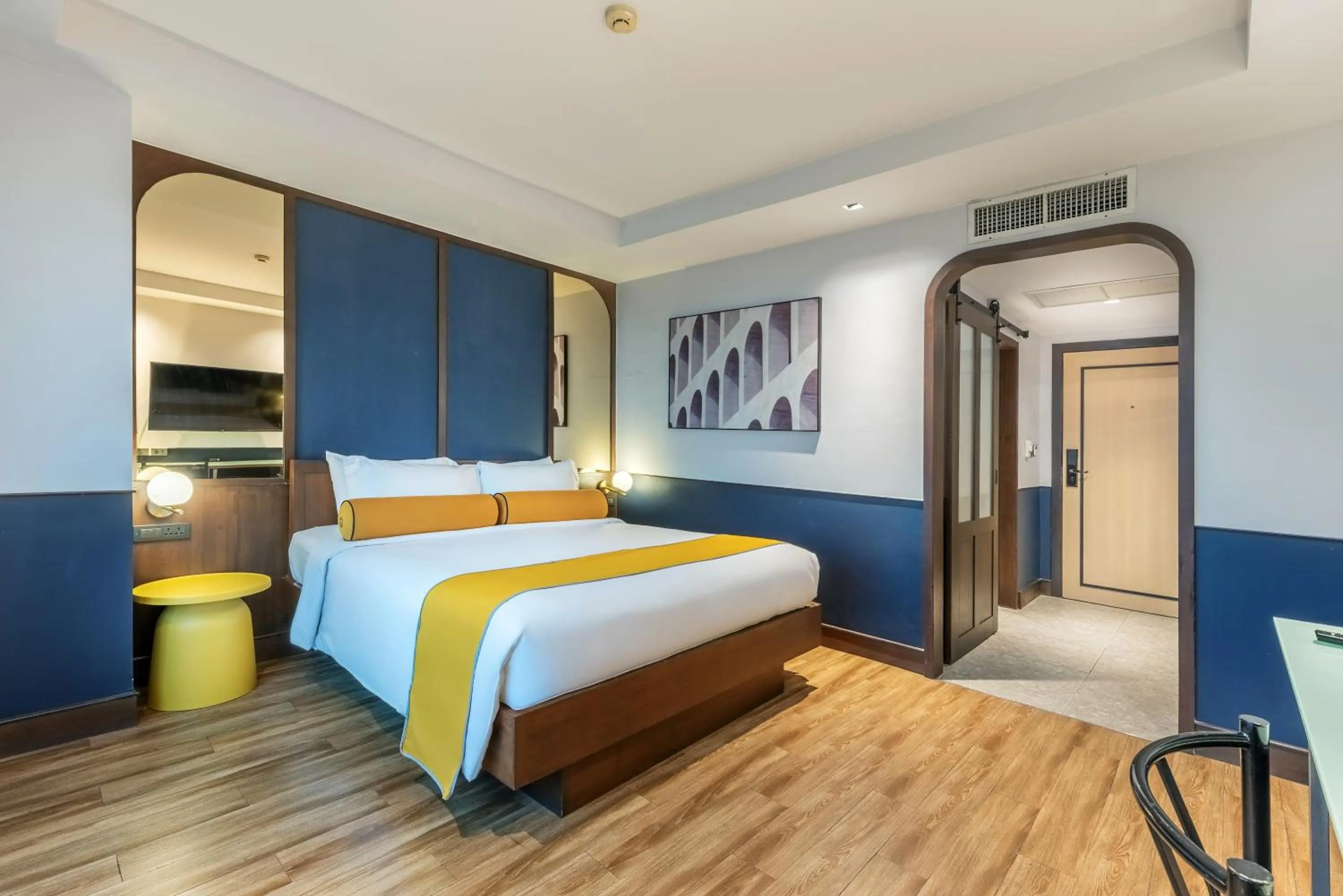 Bed in Graph Hotels Bangkok