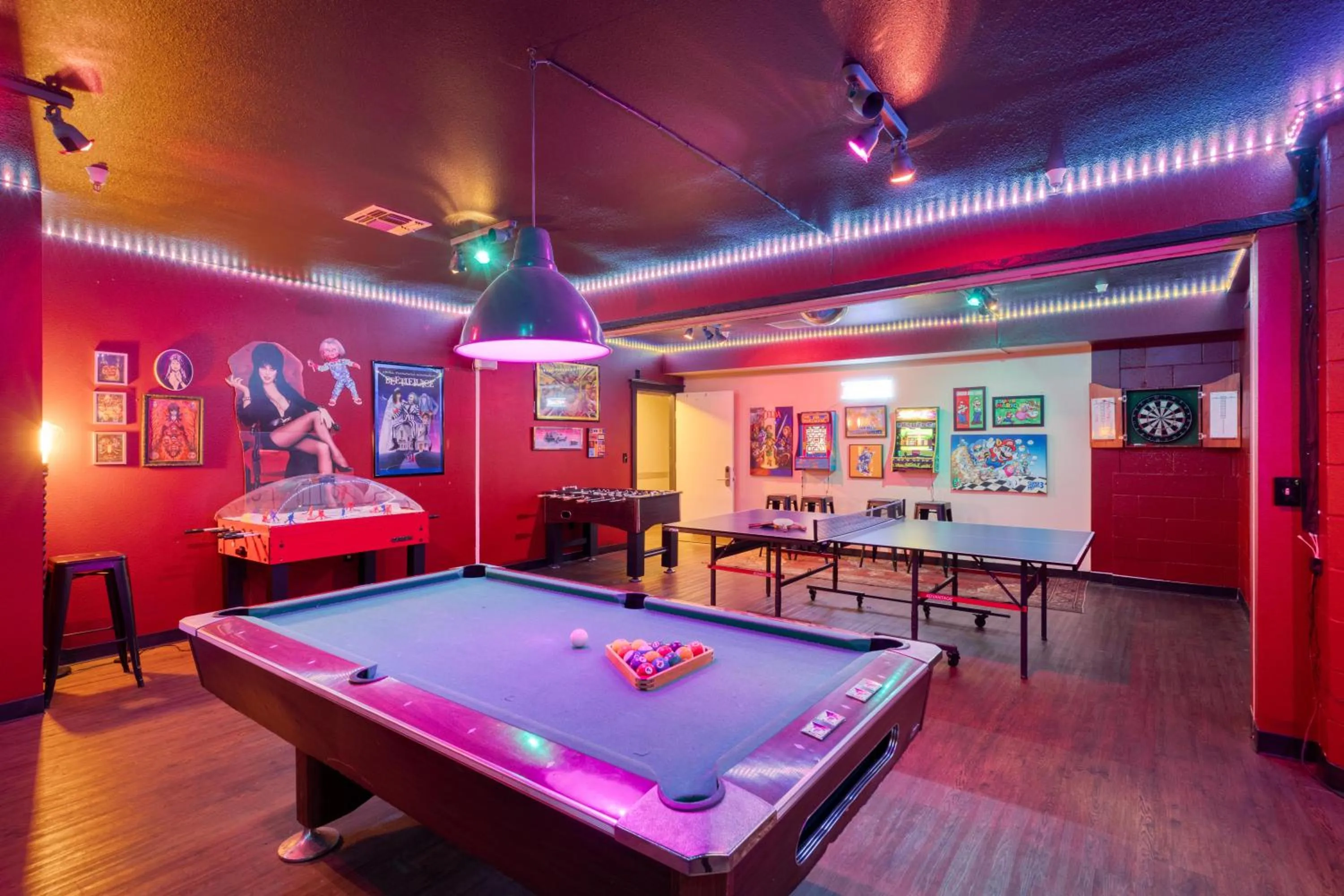 Billiard in HI Sacramento Hostel