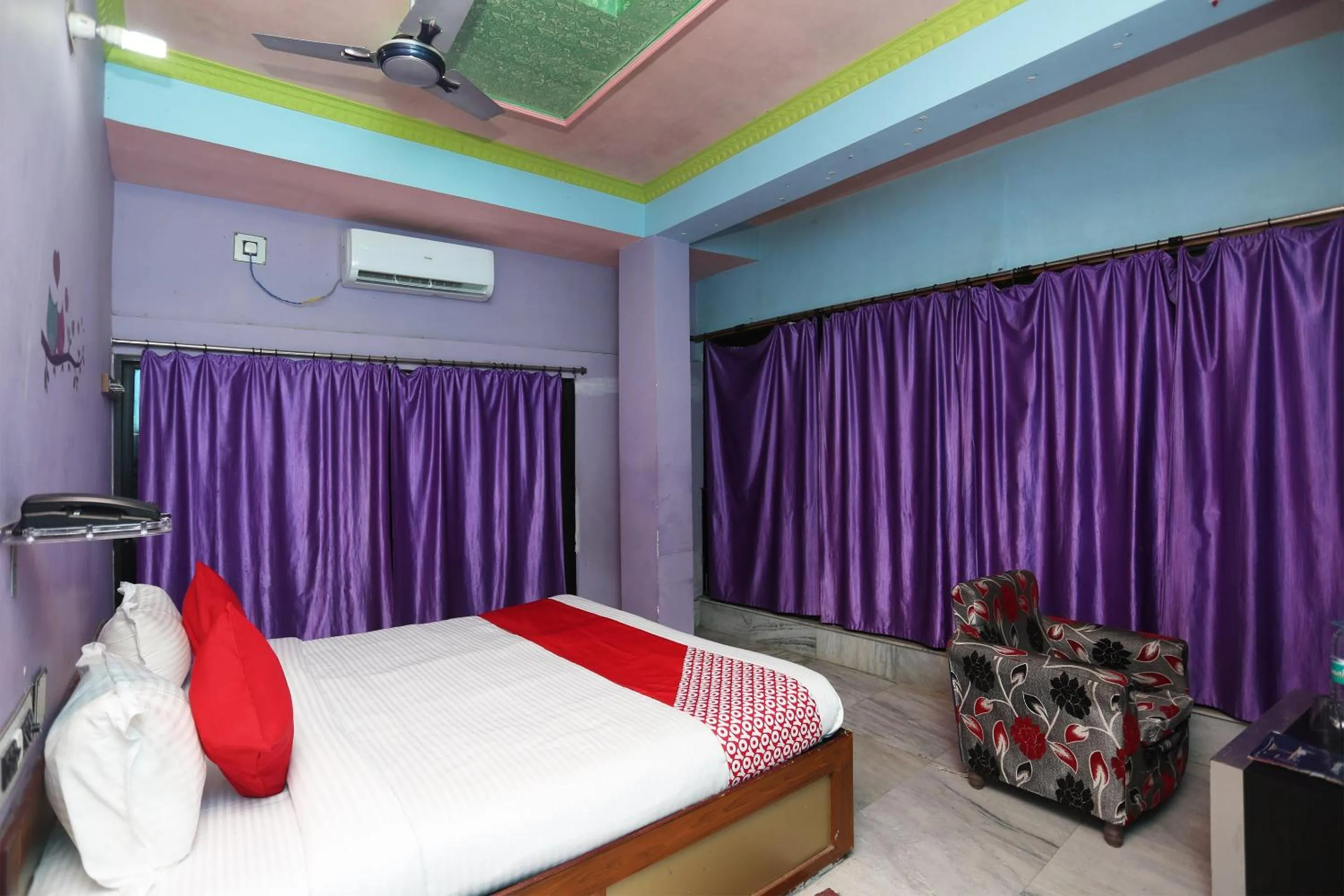 Bedroom, Bed in Hotel O Sanjog