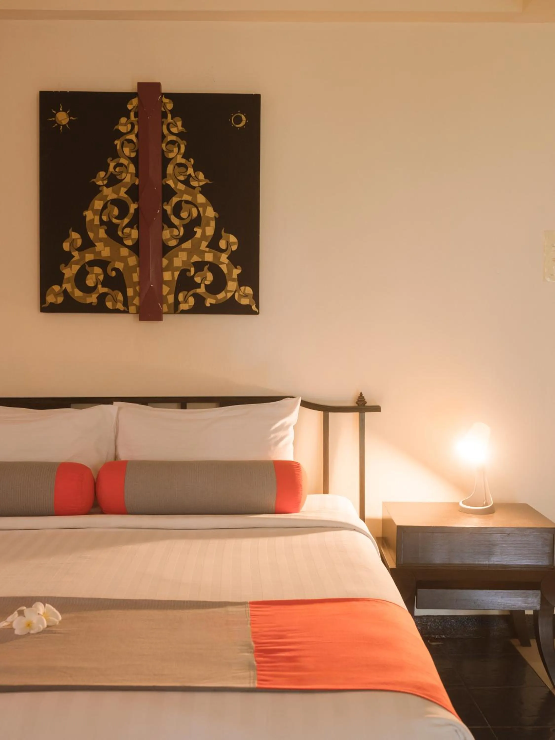 Bed in Chada Lanta Beach Resort