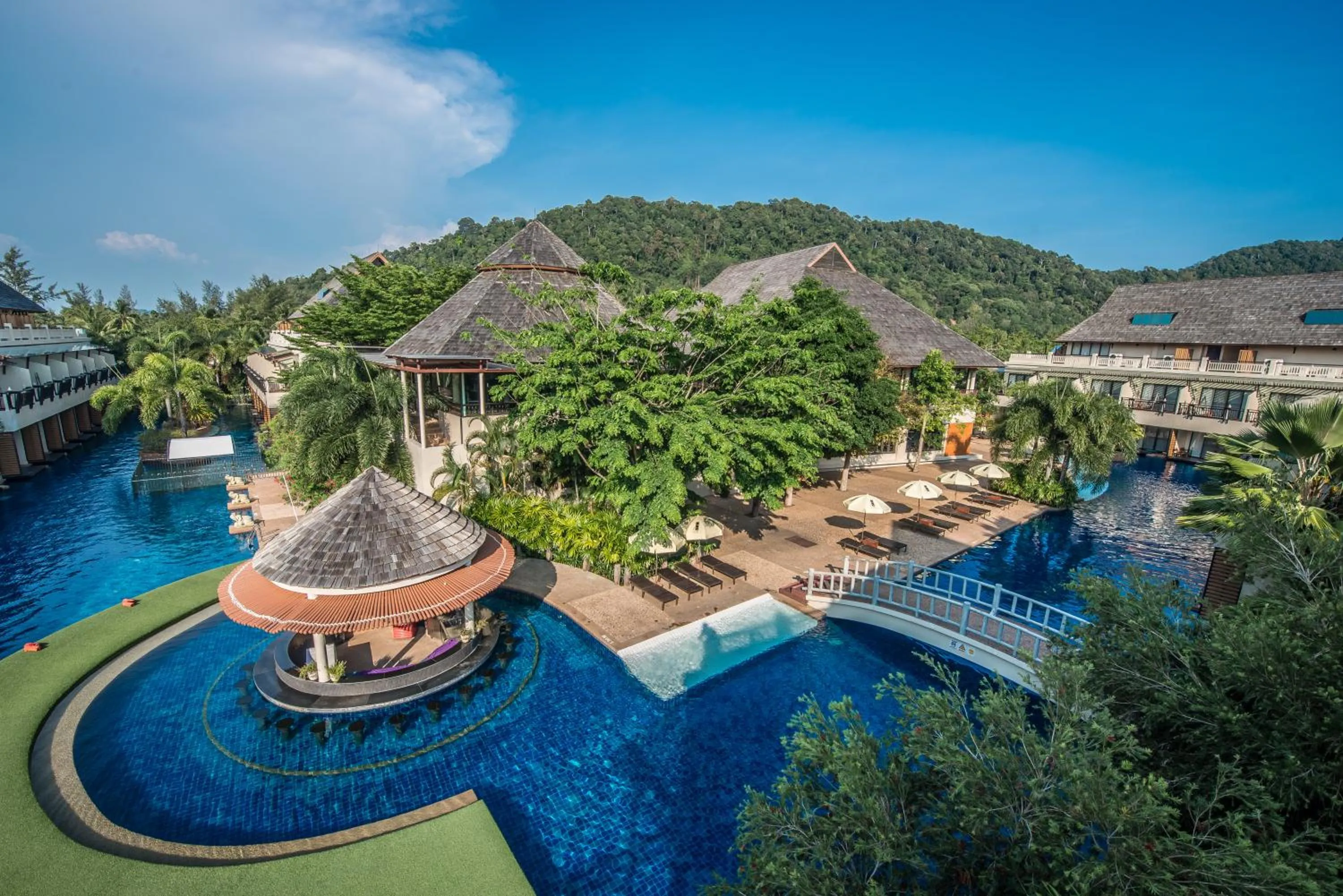 Bird's eye view in Chada Lanta Beach Resort