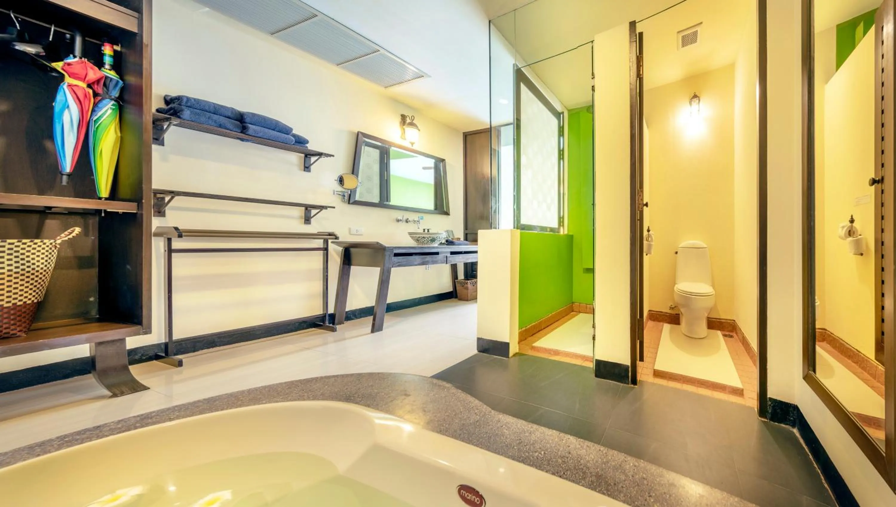 Shower in Chada Lanta Beach Resort