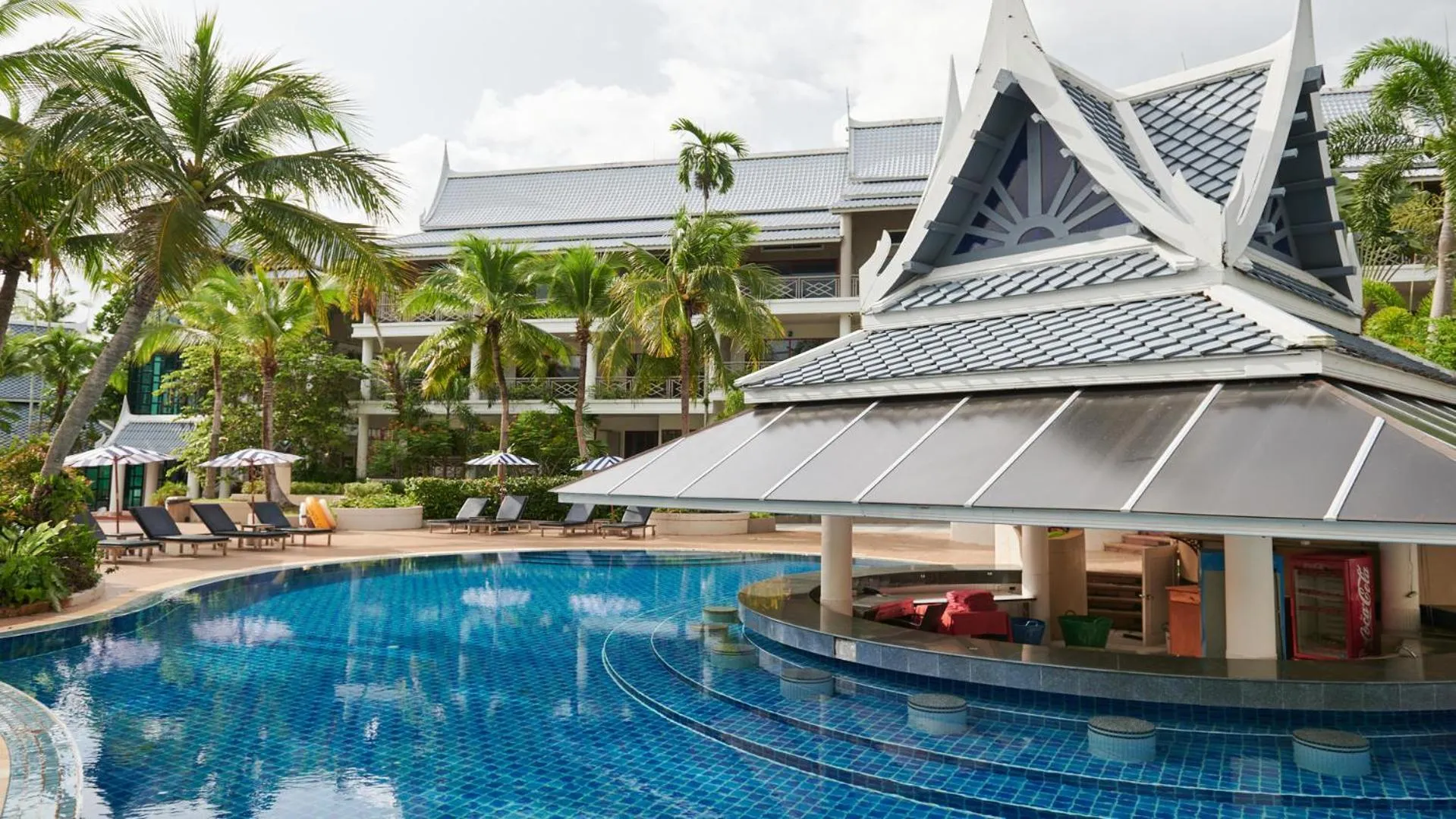 Pool view in Chada Thai Village