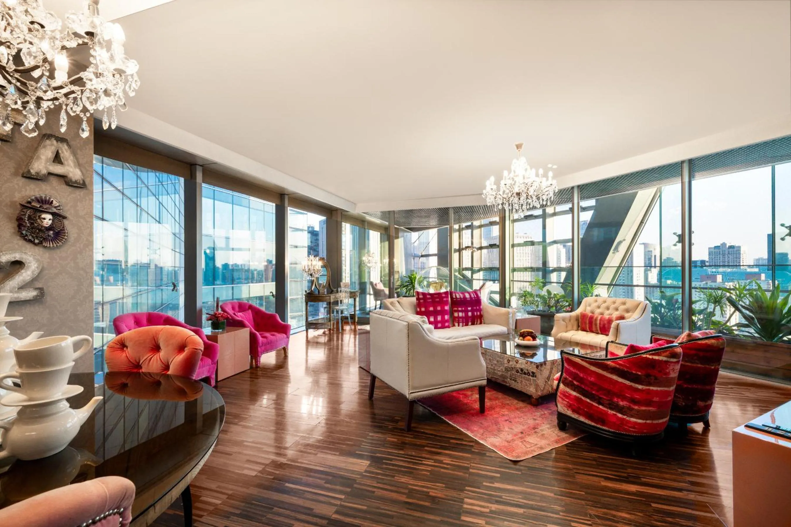 Balcony/Terrace in Hotel Éclat Beijing