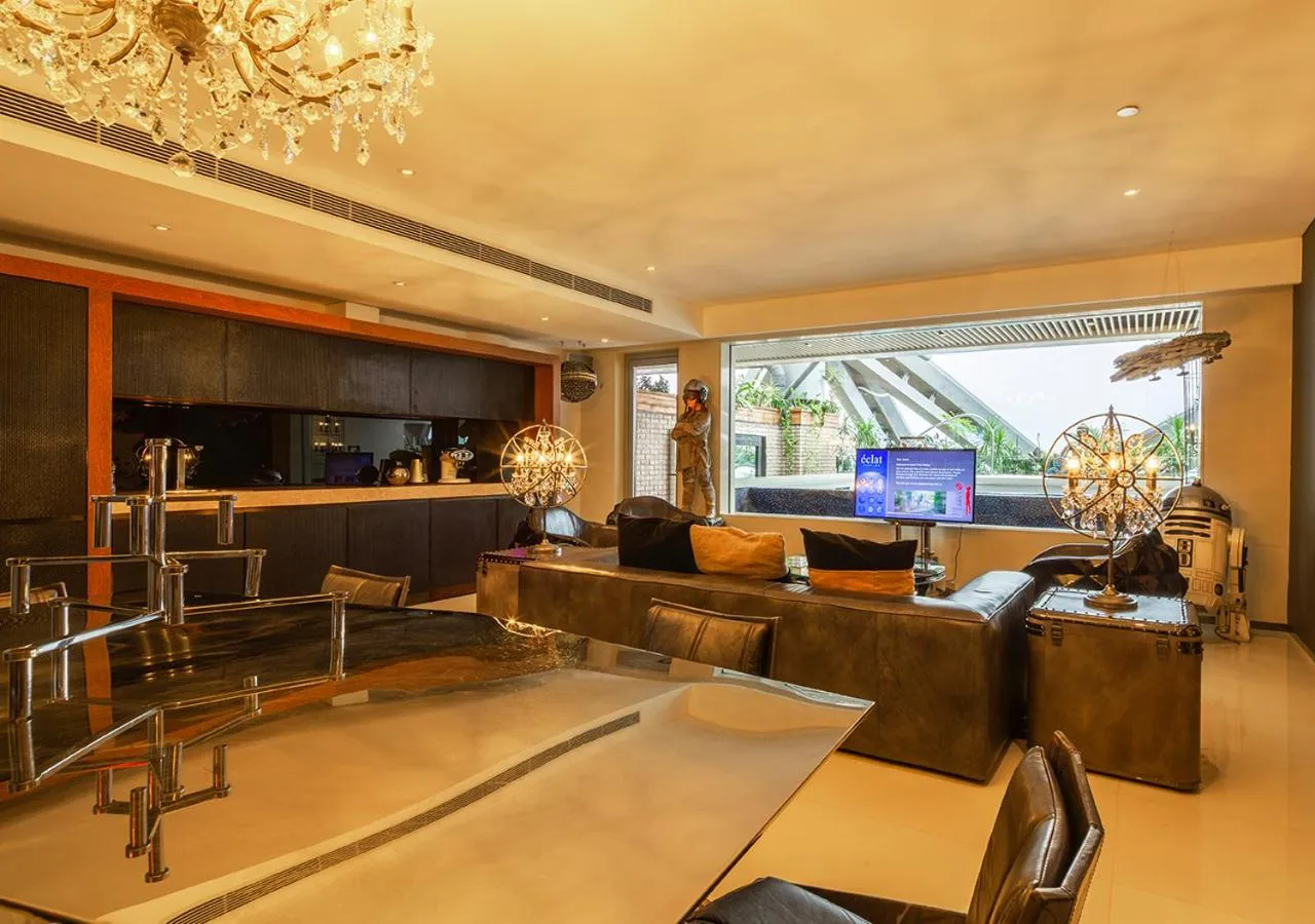 Living room in Hotel Éclat Beijing