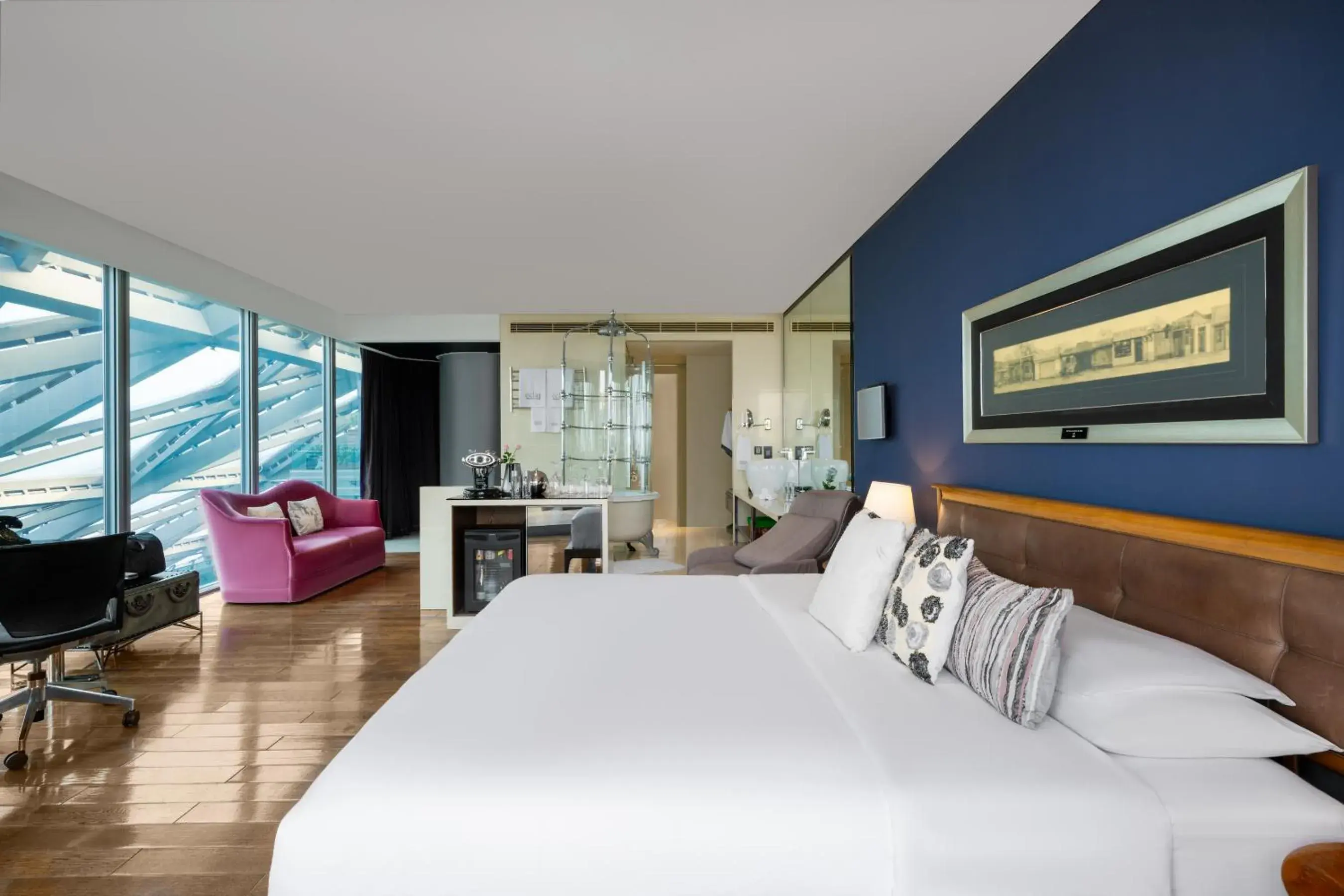 Grand Deluxe Double Room with Terrace in Hotel Éclat Beijing Grand Deluxe Double Room with Terrace in Hotel Éclat Beijing