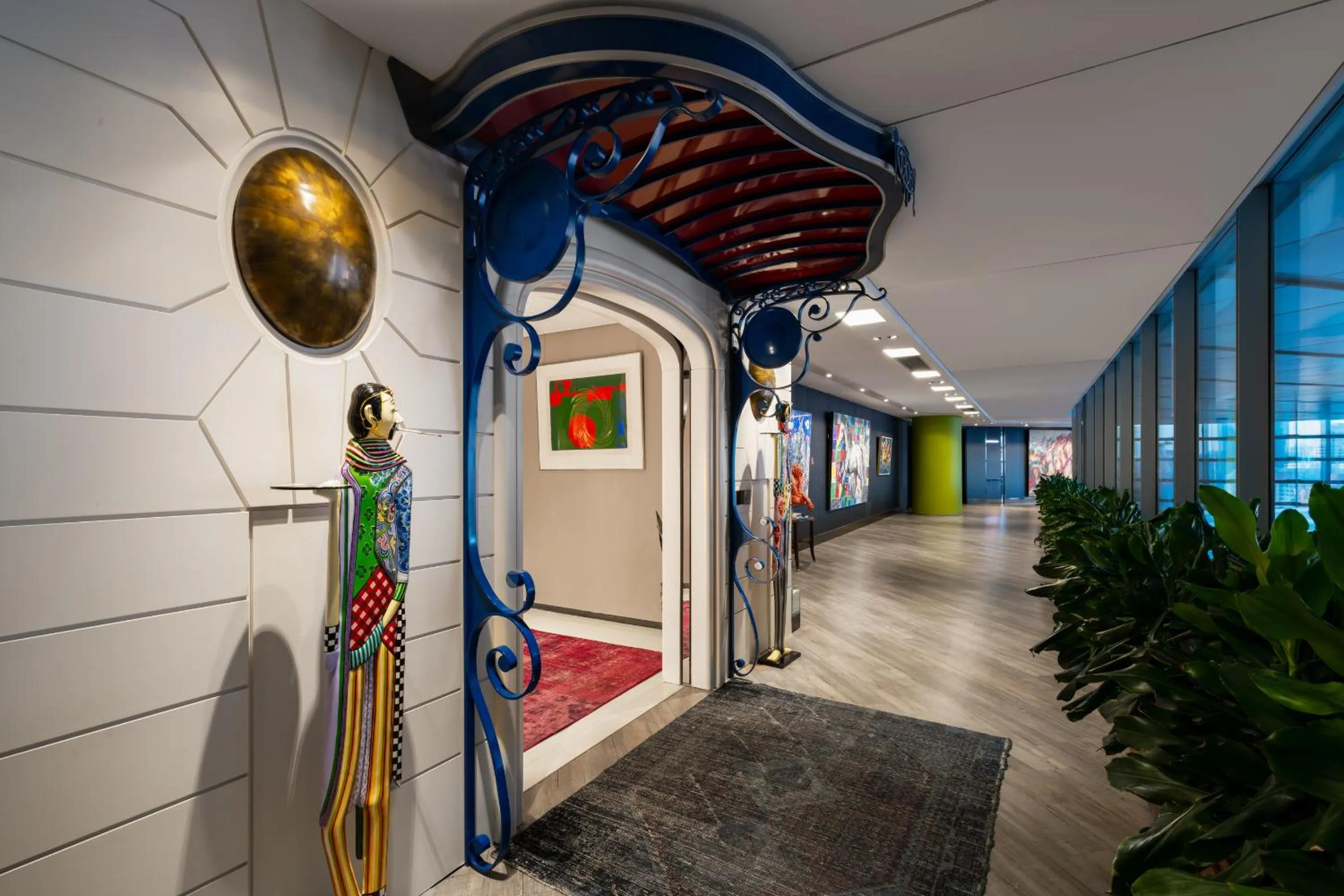 Floor plan in Hotel Éclat Beijing