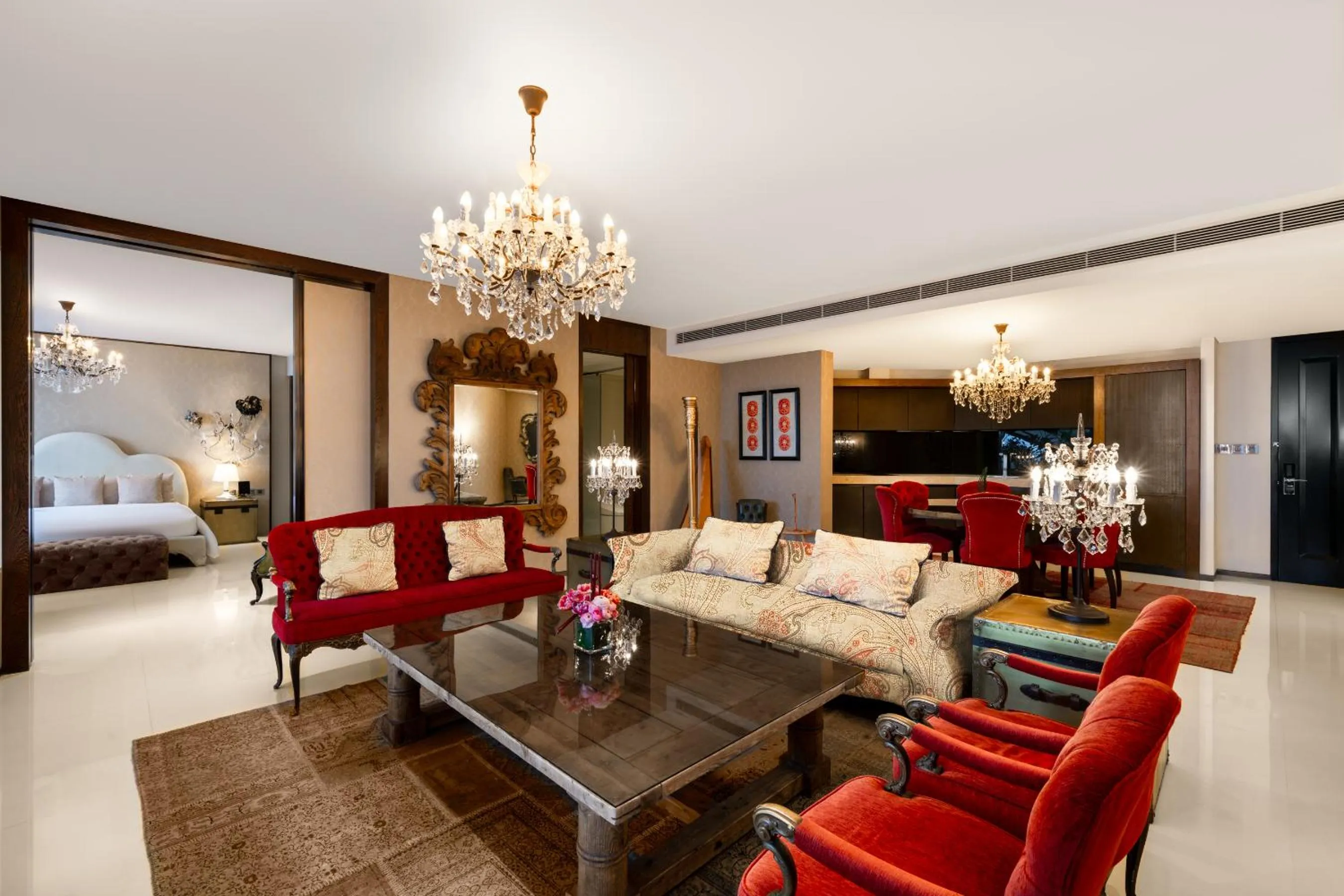 Living room in Hotel Éclat Beijing