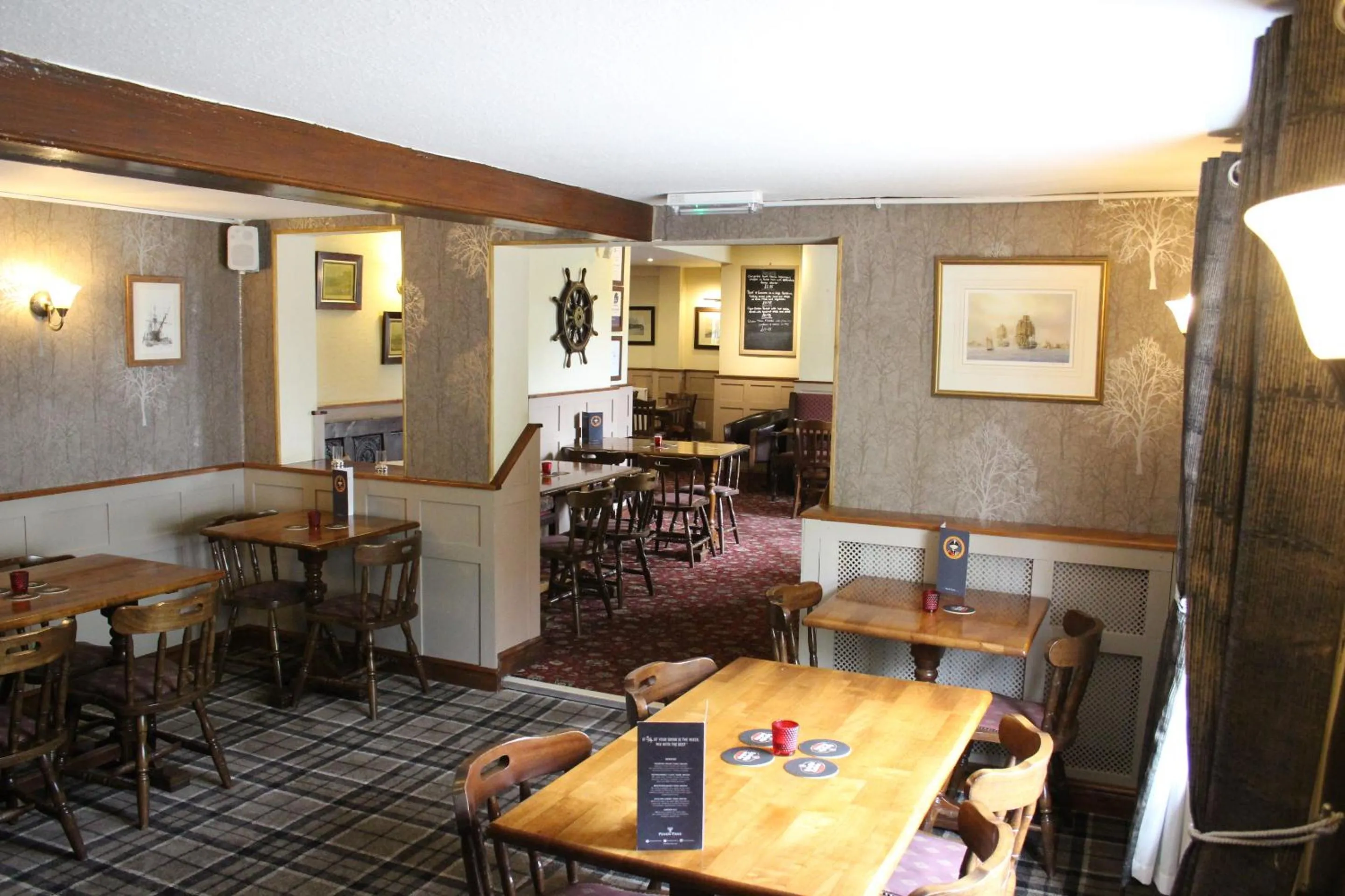 Dining area in The Lord Nelson Inn