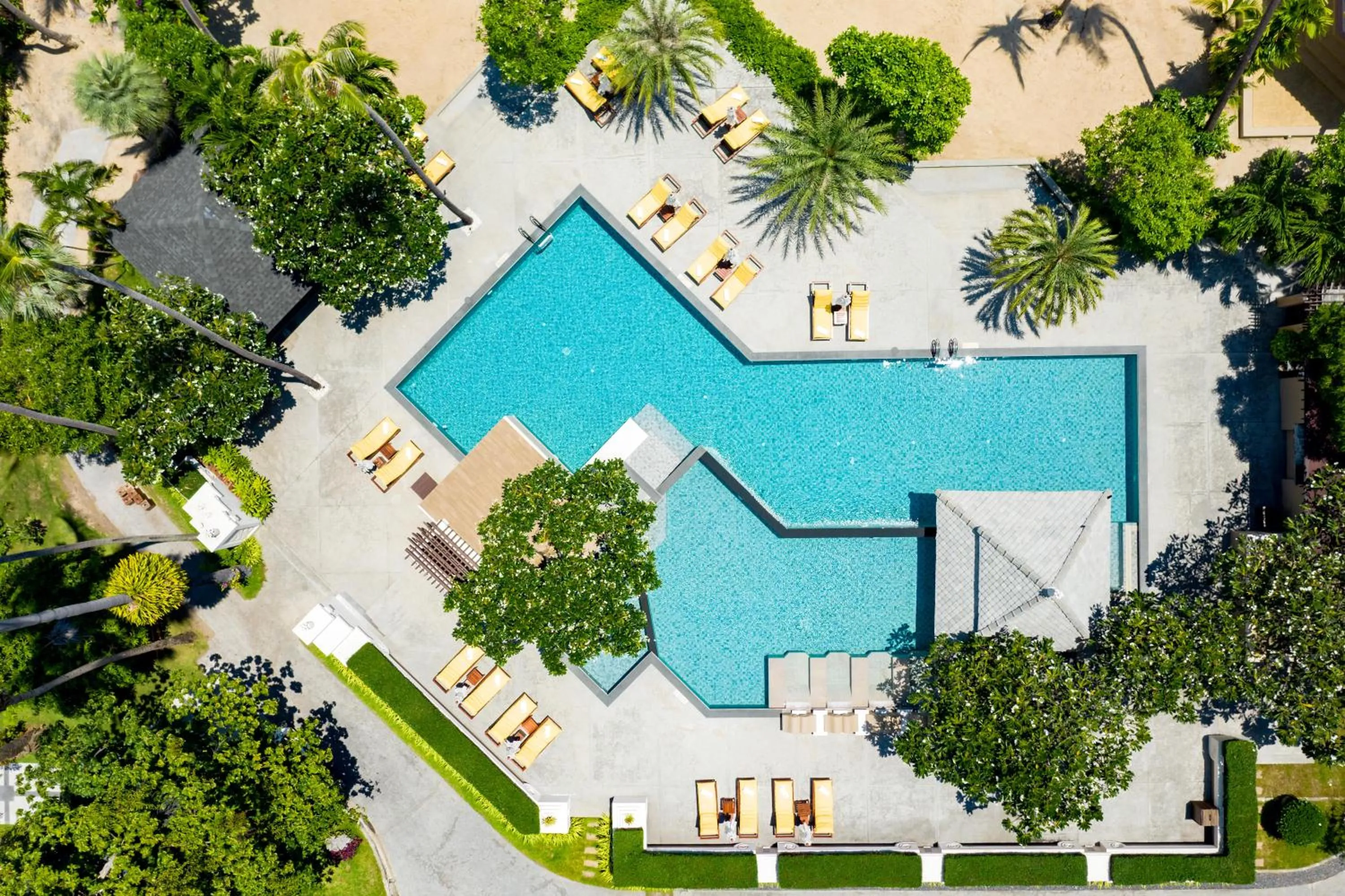 Bird's eye view in Fair House Villas & Spa, Koh Samui