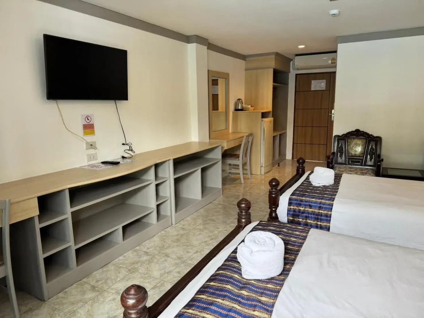 Twin Room with Pool View in Blue Garden Resort Pattaya Twin Room with Pool View in Blue Garden Resort Pattaya