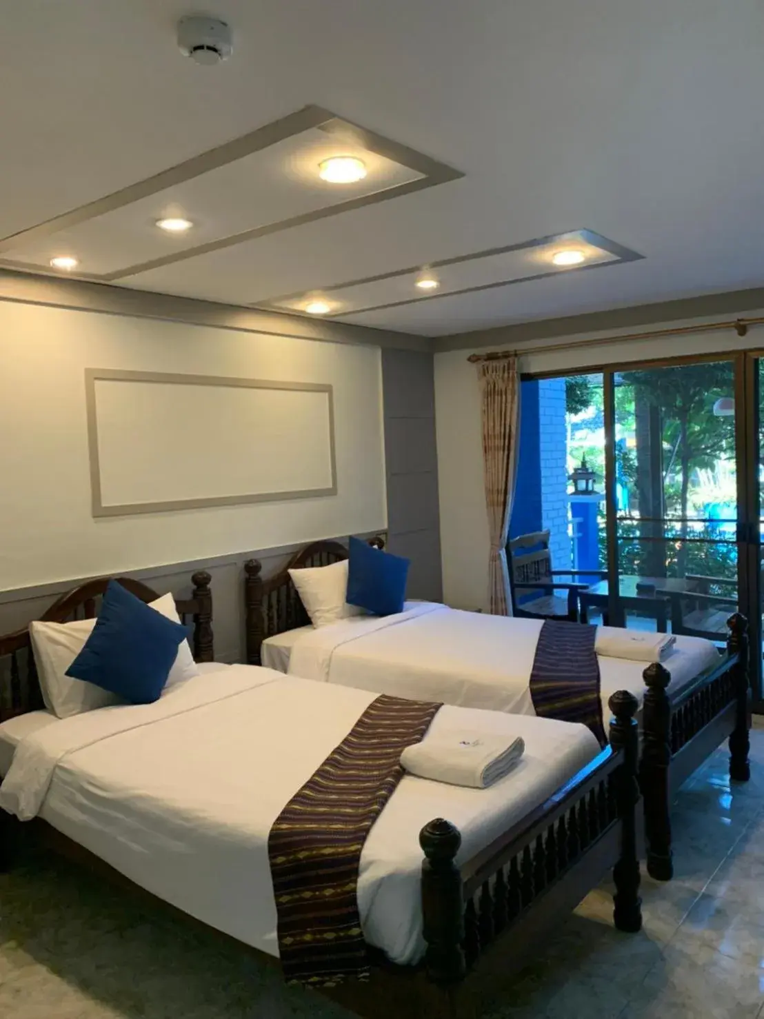 Twin Room with Pool View in Blue Garden Resort Pattaya Twin Room with Pool View in Blue Garden Resort Pattaya