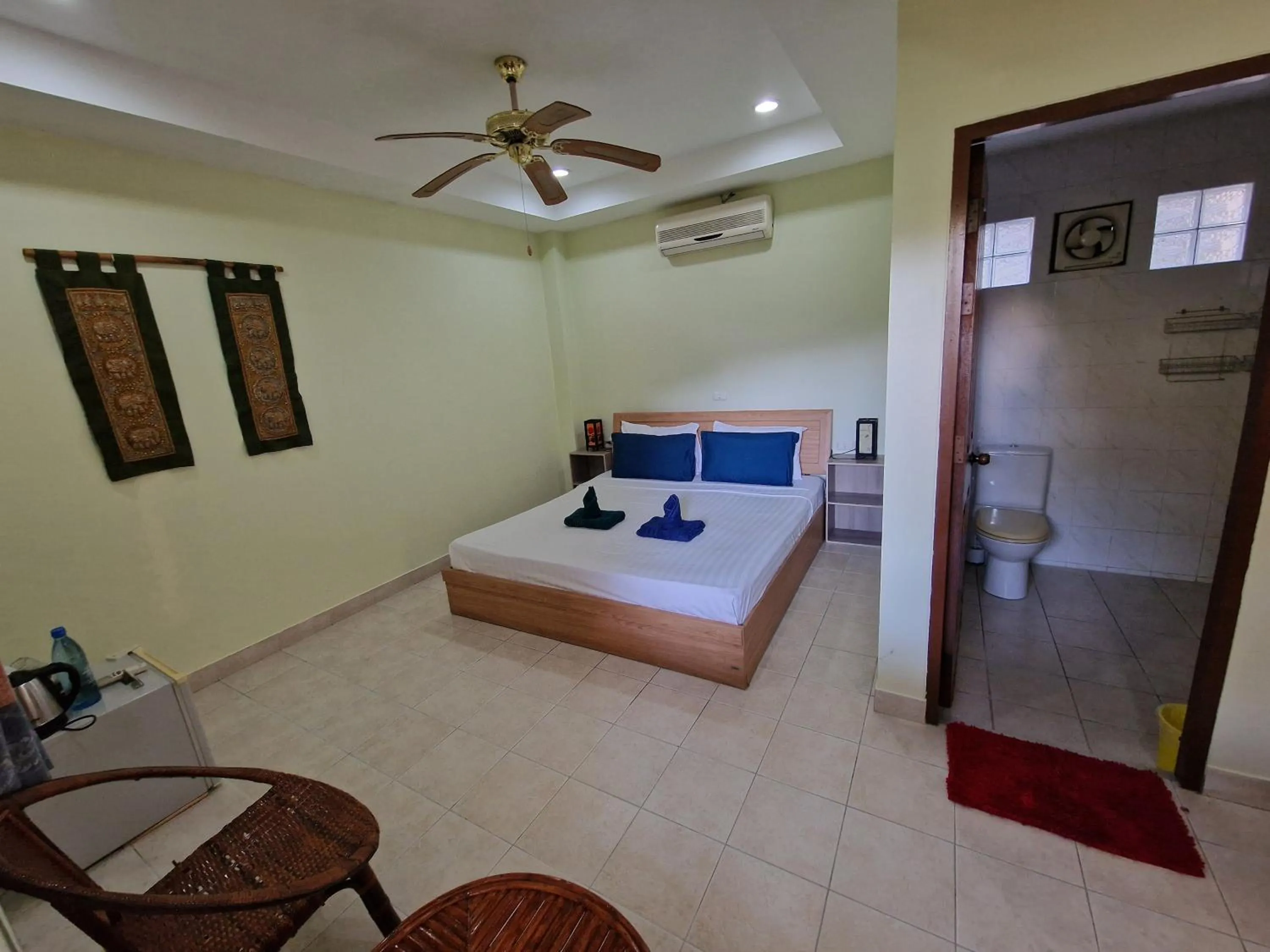 Bed in Villa Oranje Chiang Mai