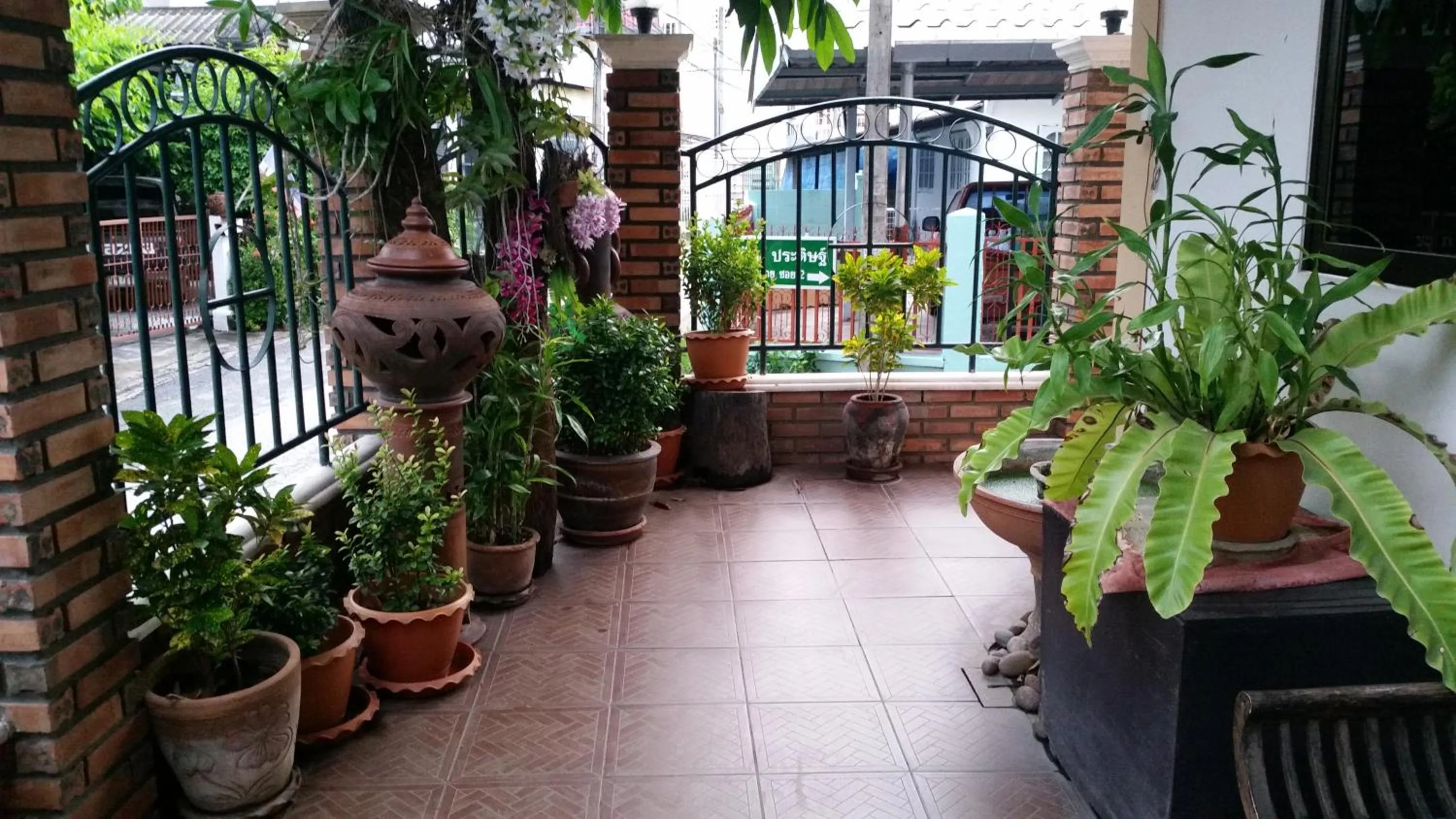 Garden in Villa Oranje Chiang Mai