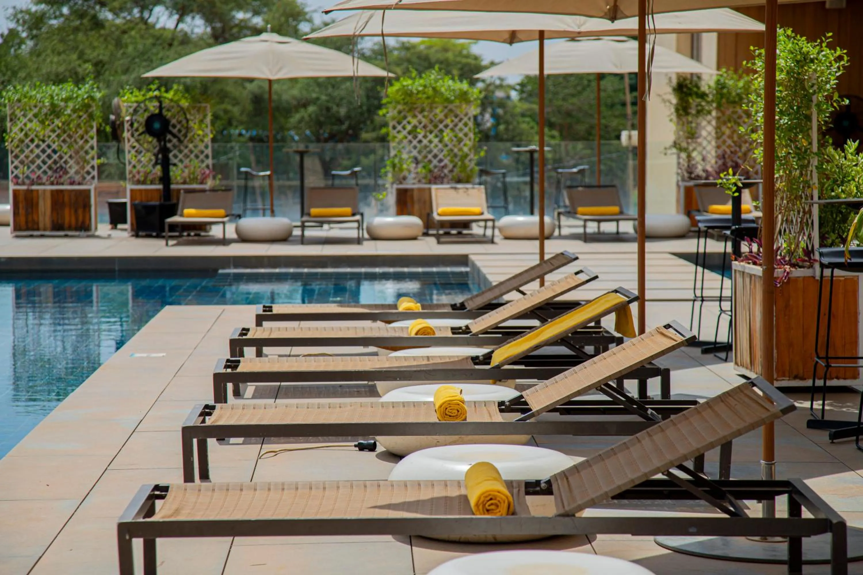 Swimming pool in Noom Hotel Niamey