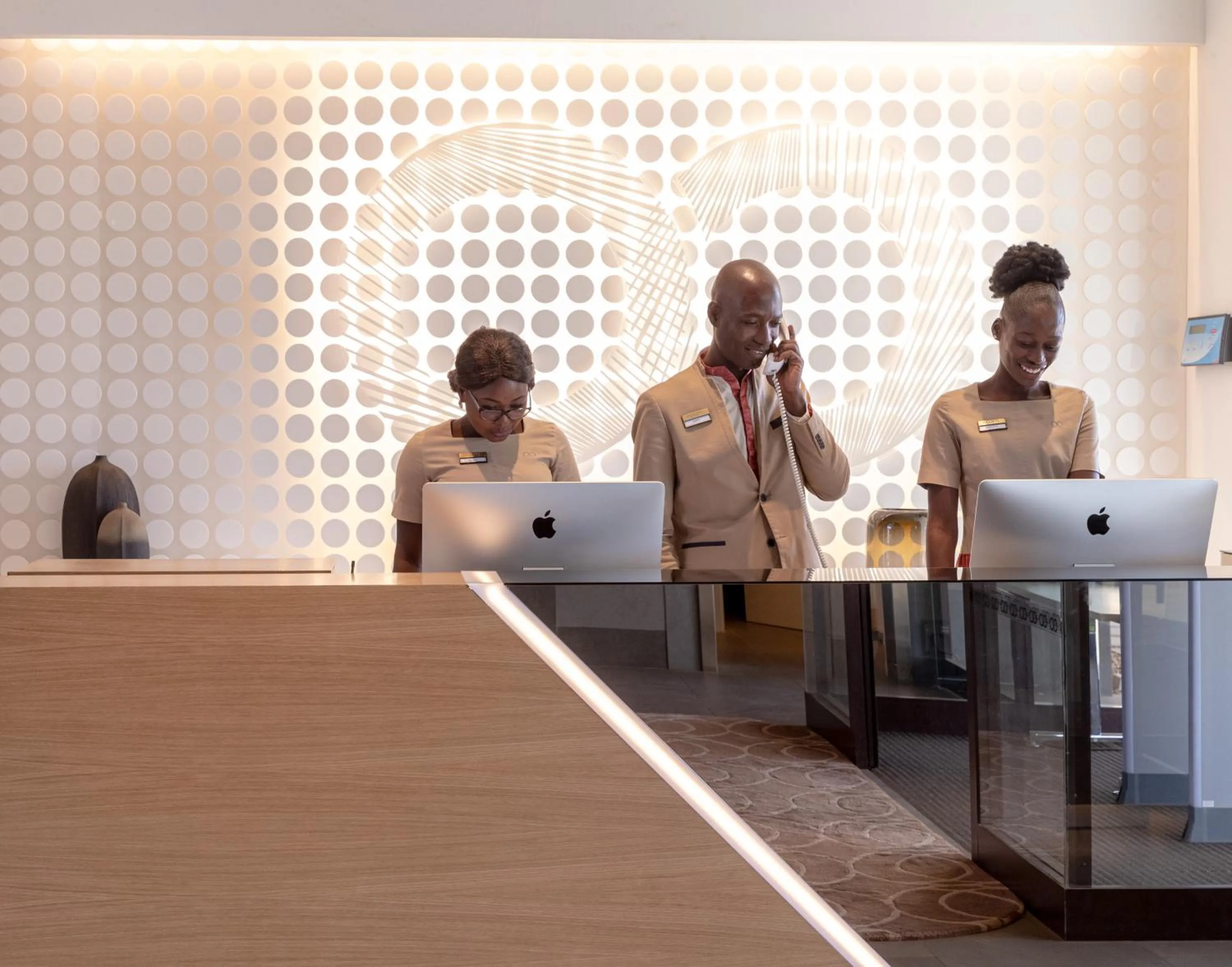 Staff in Noom Hotel Niamey