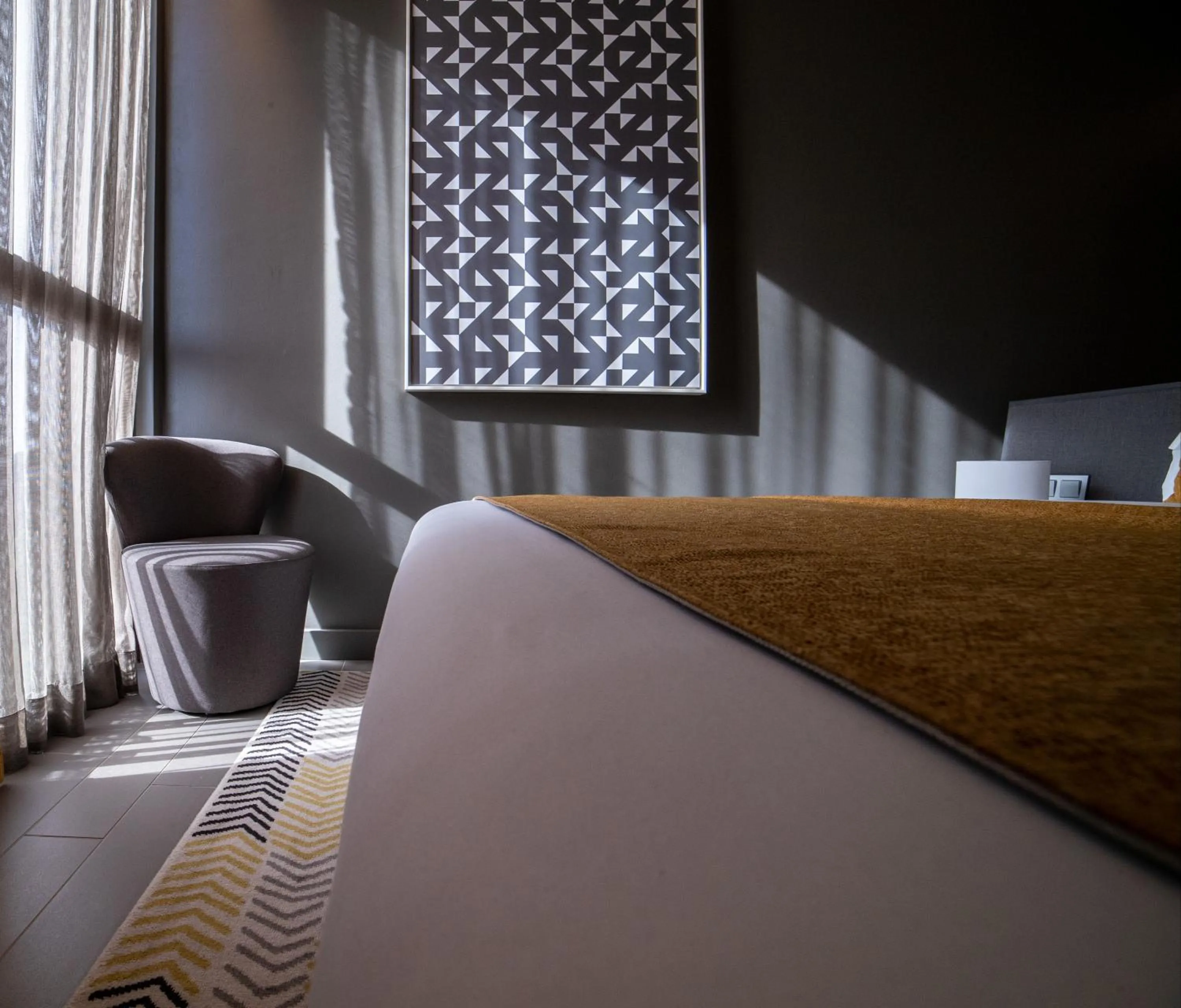 Photo of the whole room, Bed in Noom Hotel Niamey