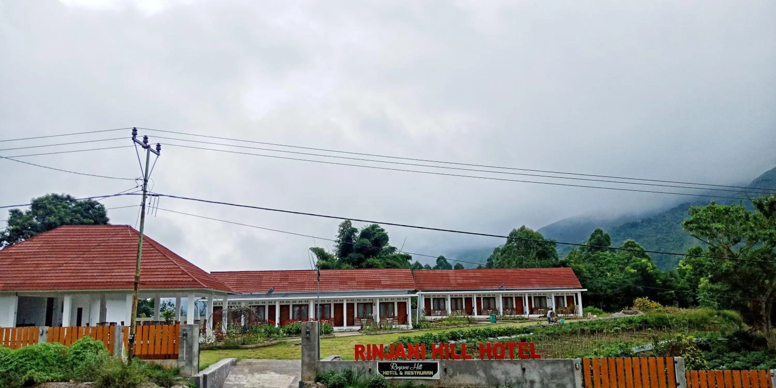 Property building in Rinjani Hill Hotel