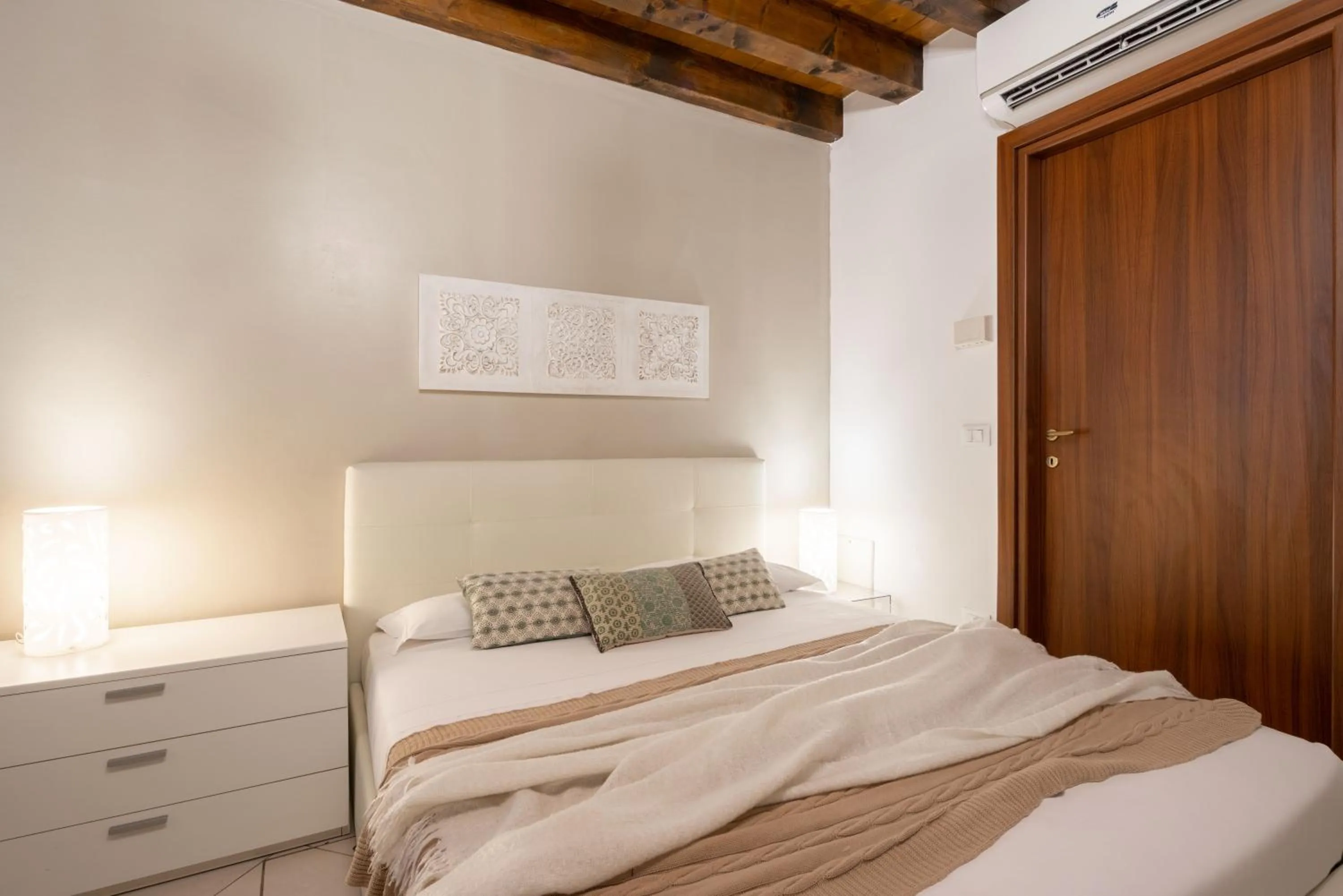 Bedroom, Bed in Design Palace Apartment by Wonderful Italy