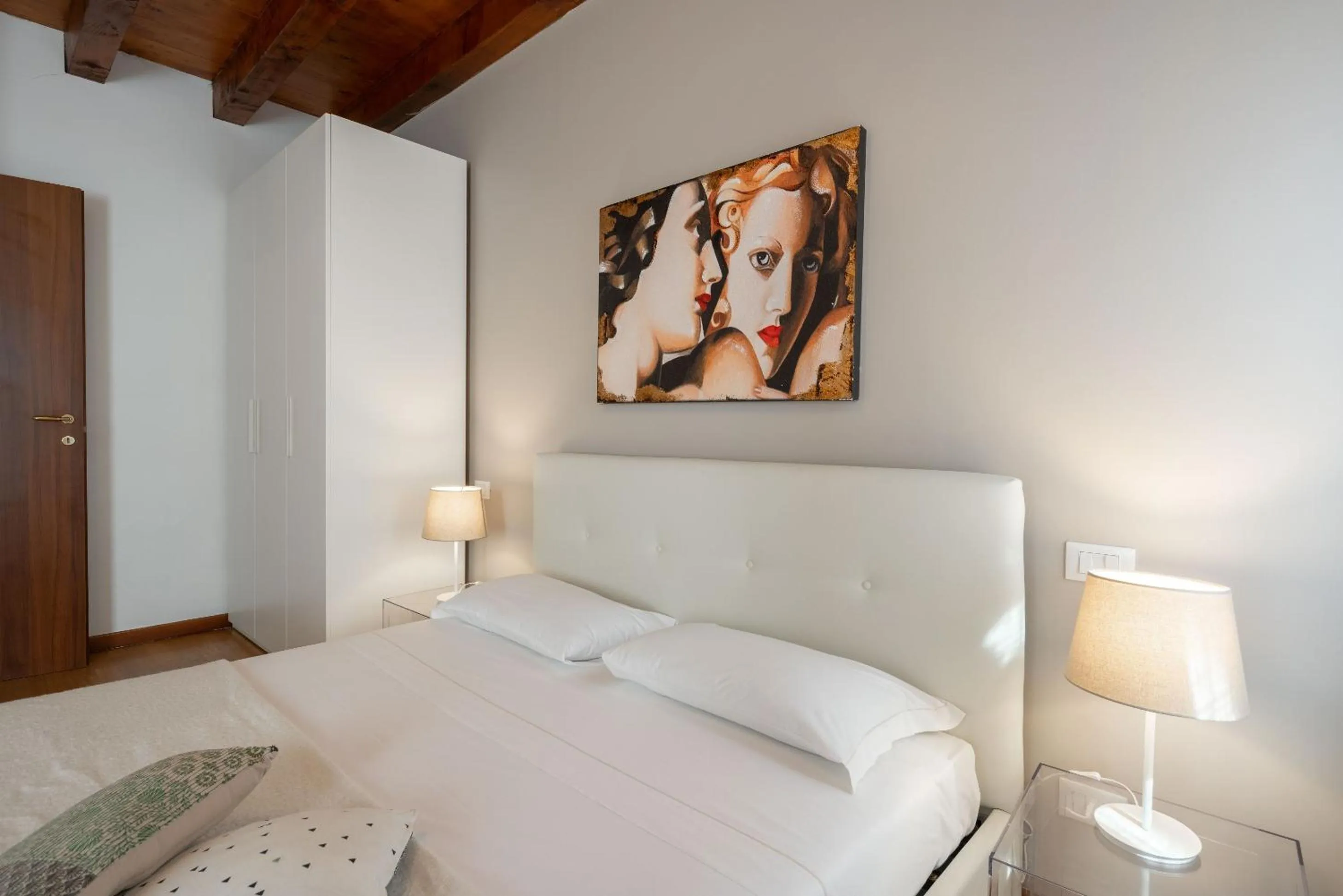 Bedroom, Bed in Design Palace Apartment by Wonderful Italy