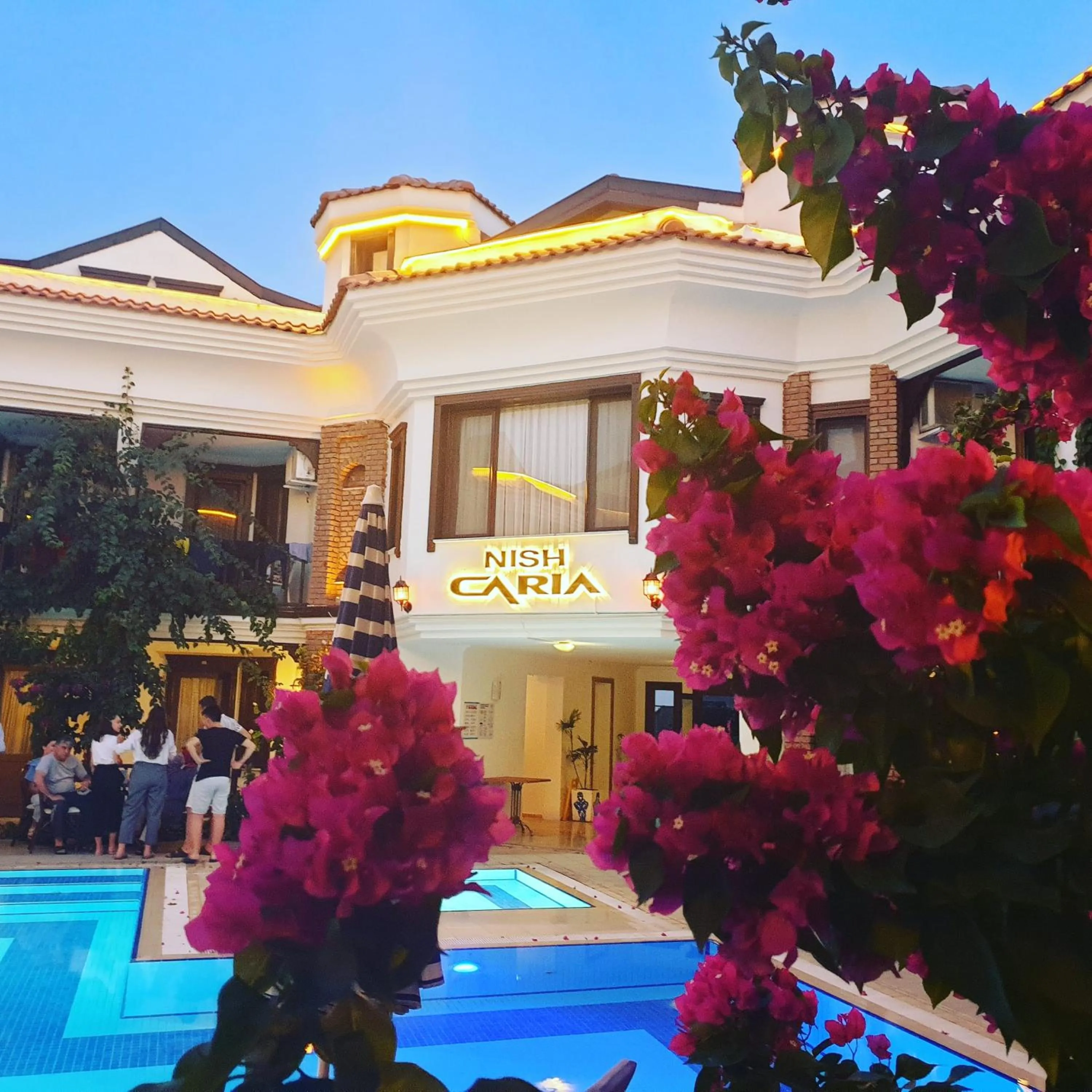 Pool view in Dalyan Hotel Nish Caria
