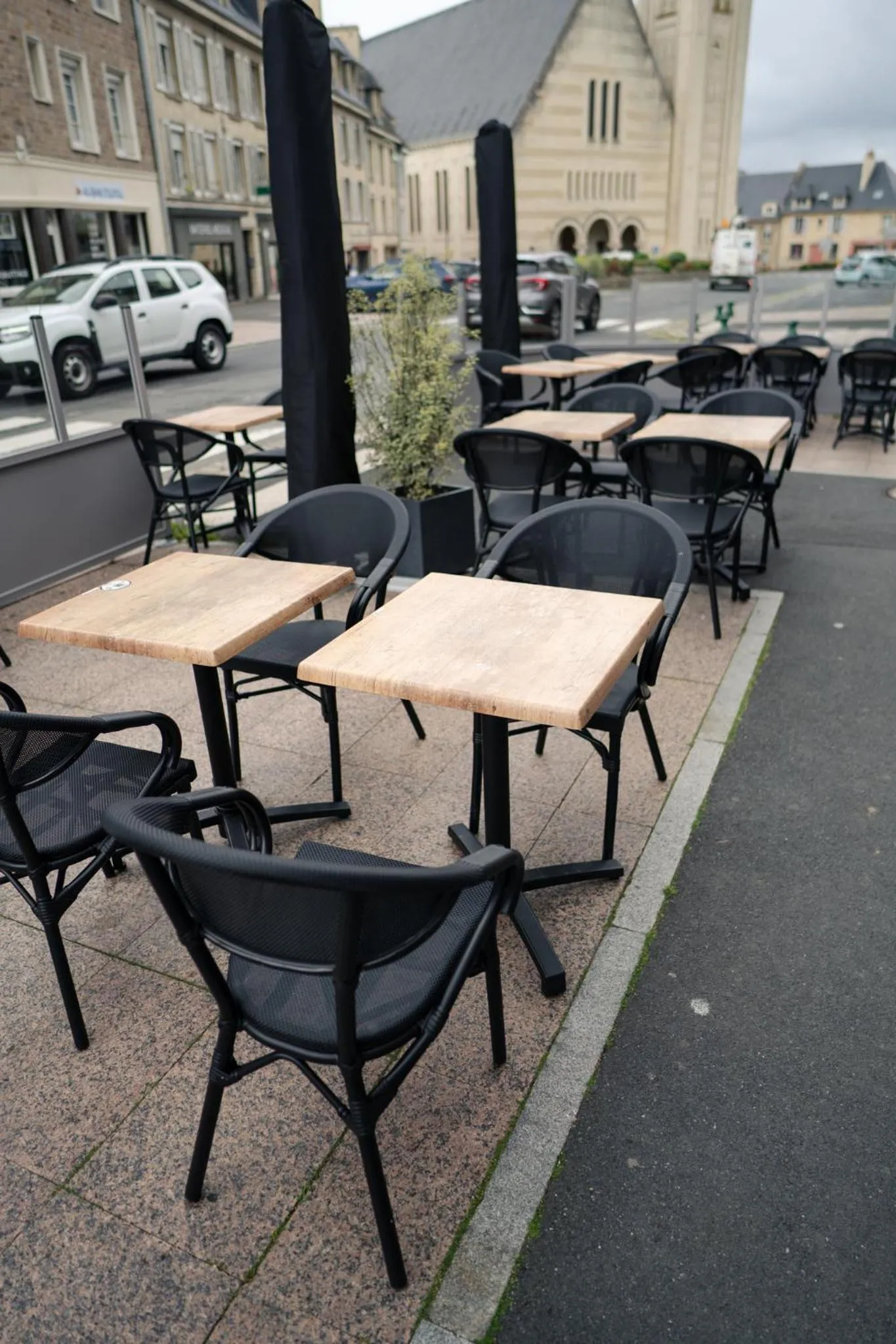 Balcony/Terrace in LOGIS -Hotel & Restaurant de la Place