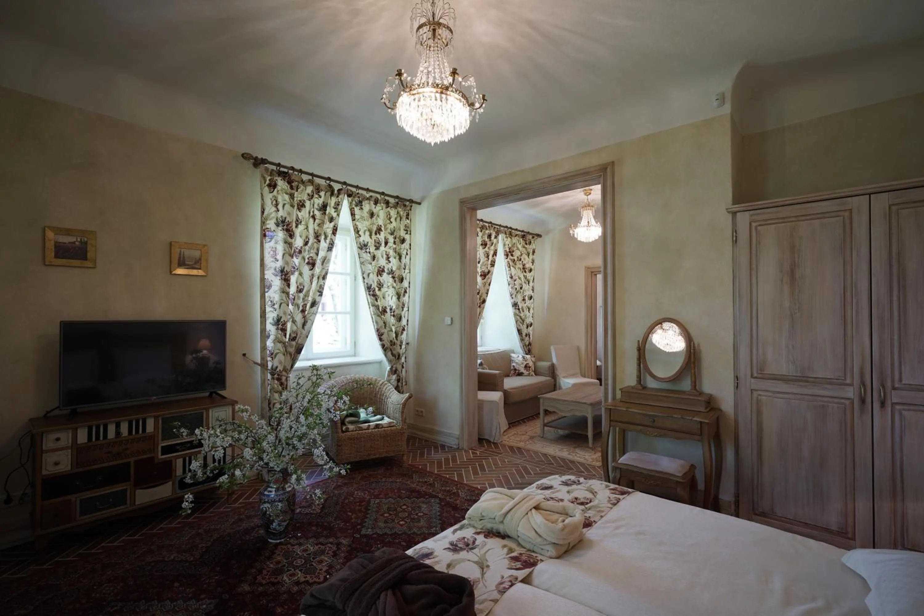 Photo of the whole room, Bed in Liepupe Manor