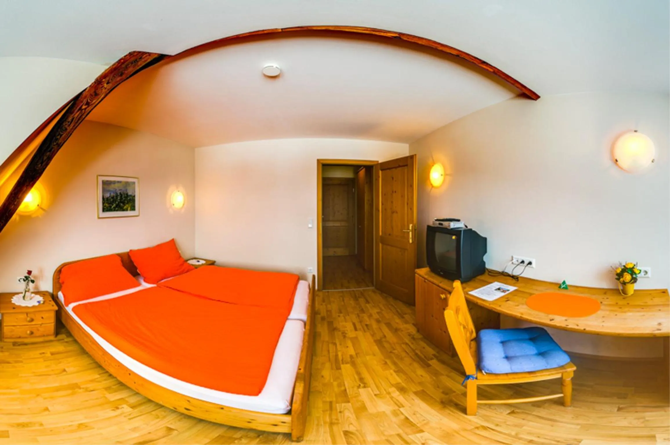 Bed in Frühstückspension Zanglhof