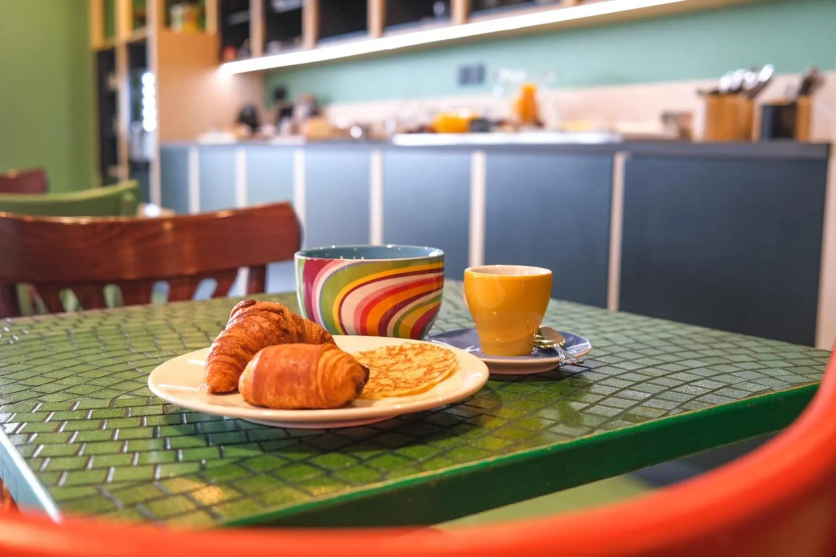 Breakfast in greet Hotel Belleville en Beaujolais A6