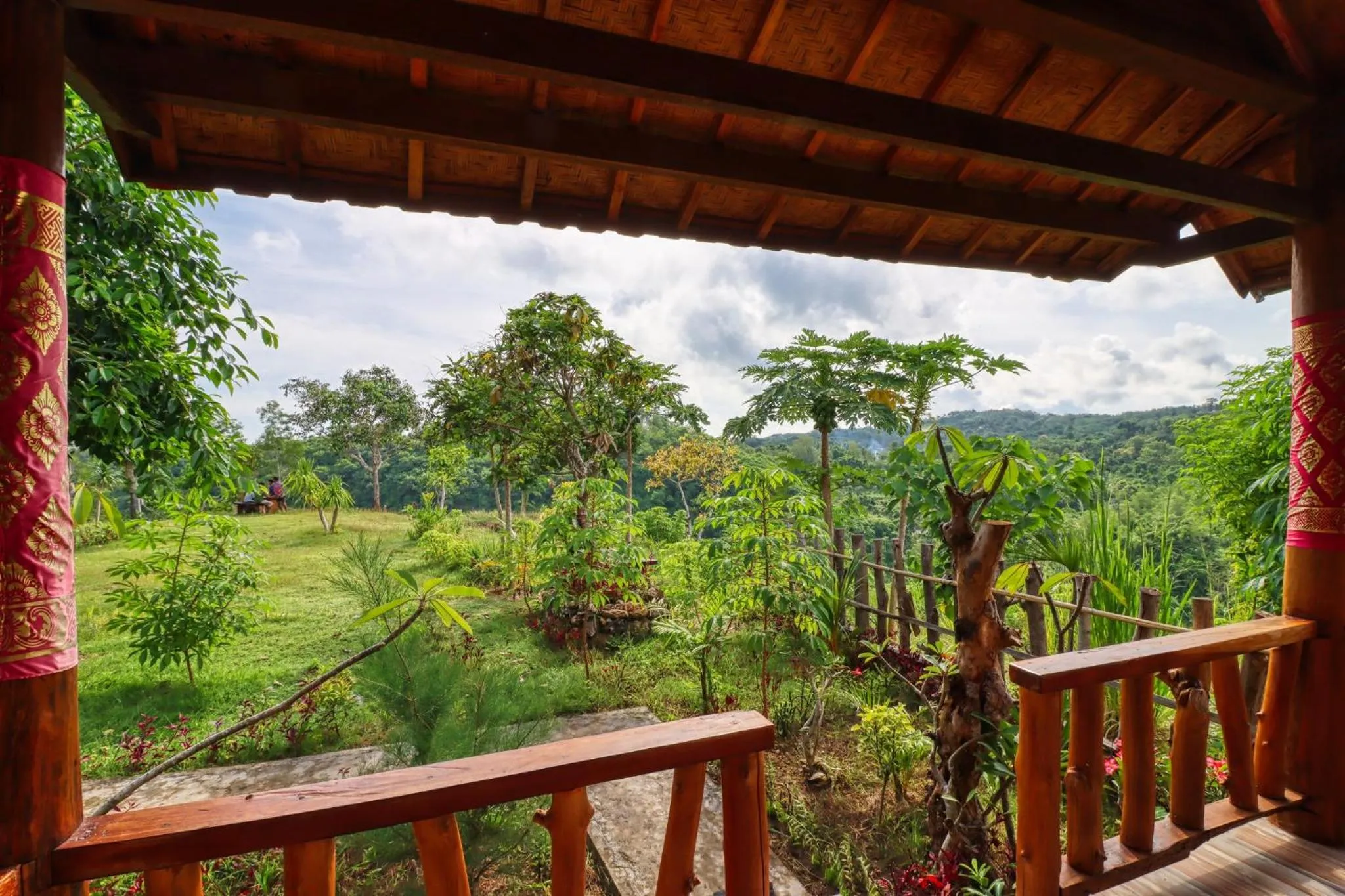 Patio in Ayu Hill Bungalows