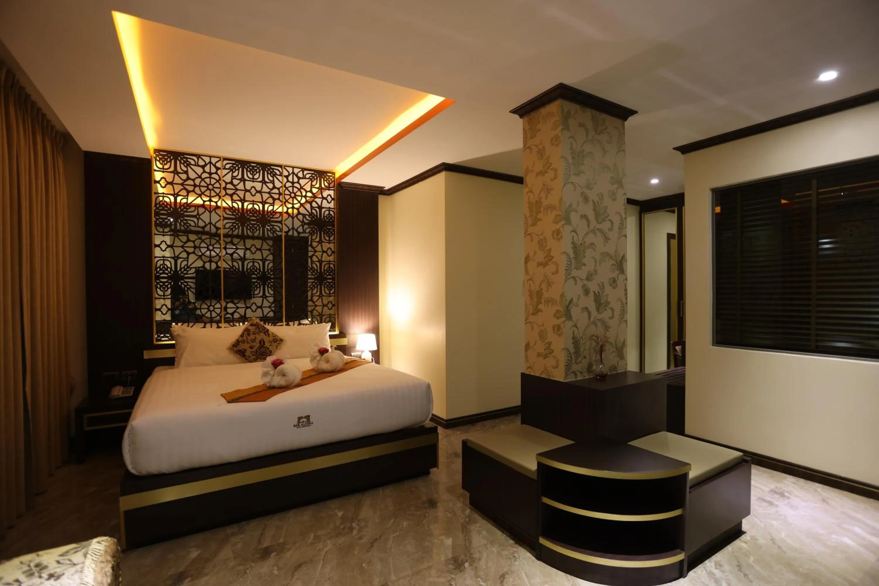 Bed in BAB ALHARA HOTEL