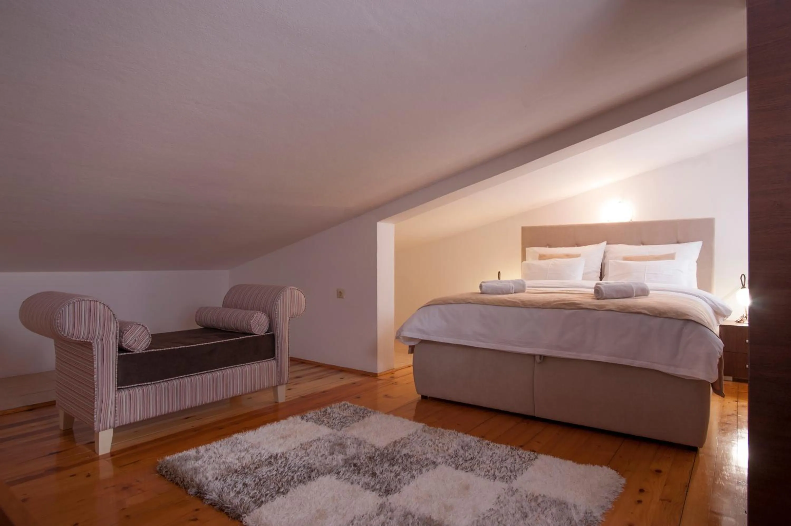 Bedroom, Bed in Apartments Grand