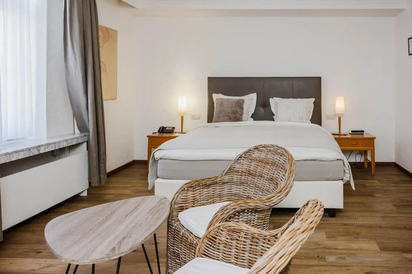 Bedroom, Bed in Hotel Geerts