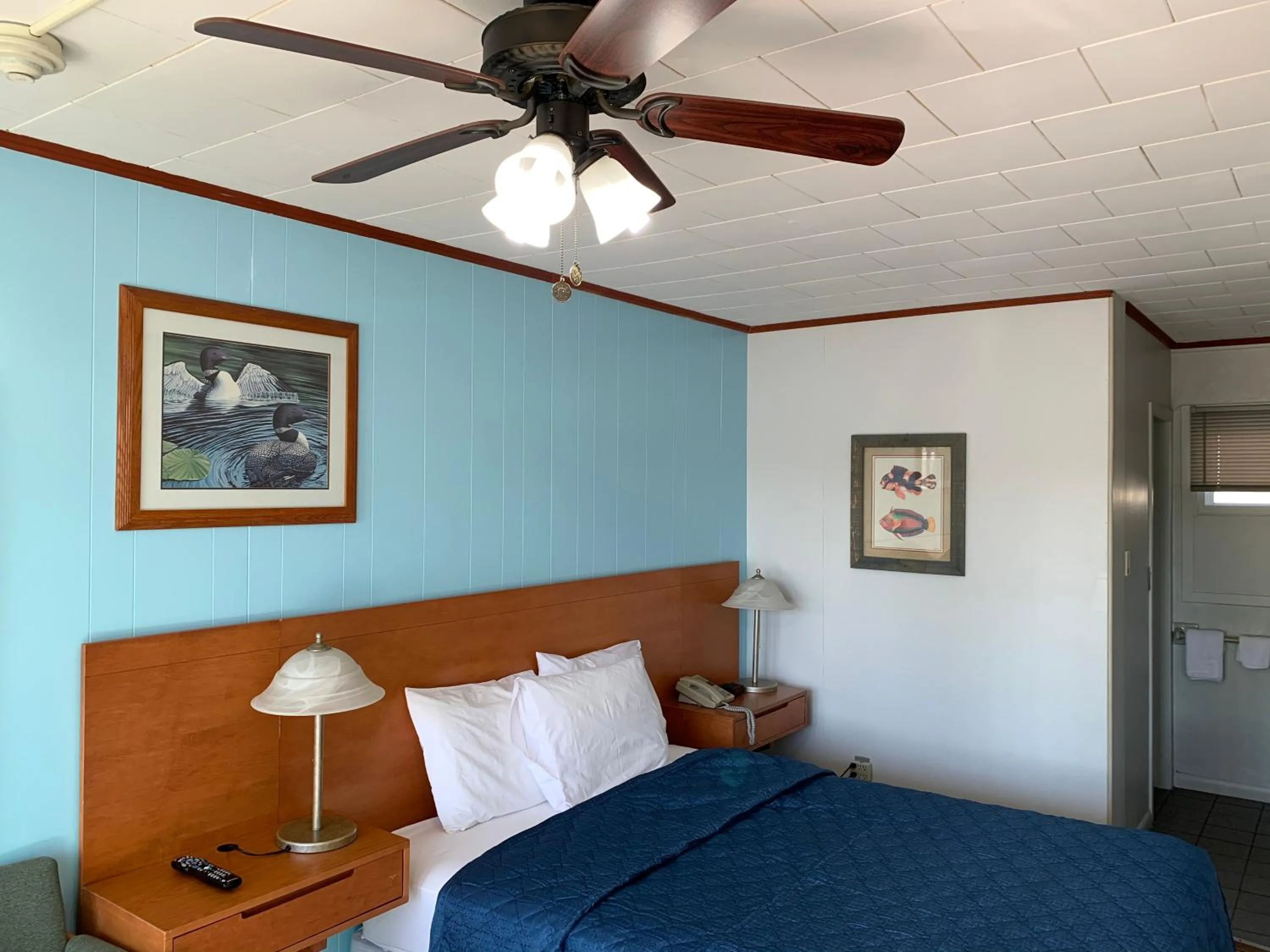 Bed in Town & Country Motel