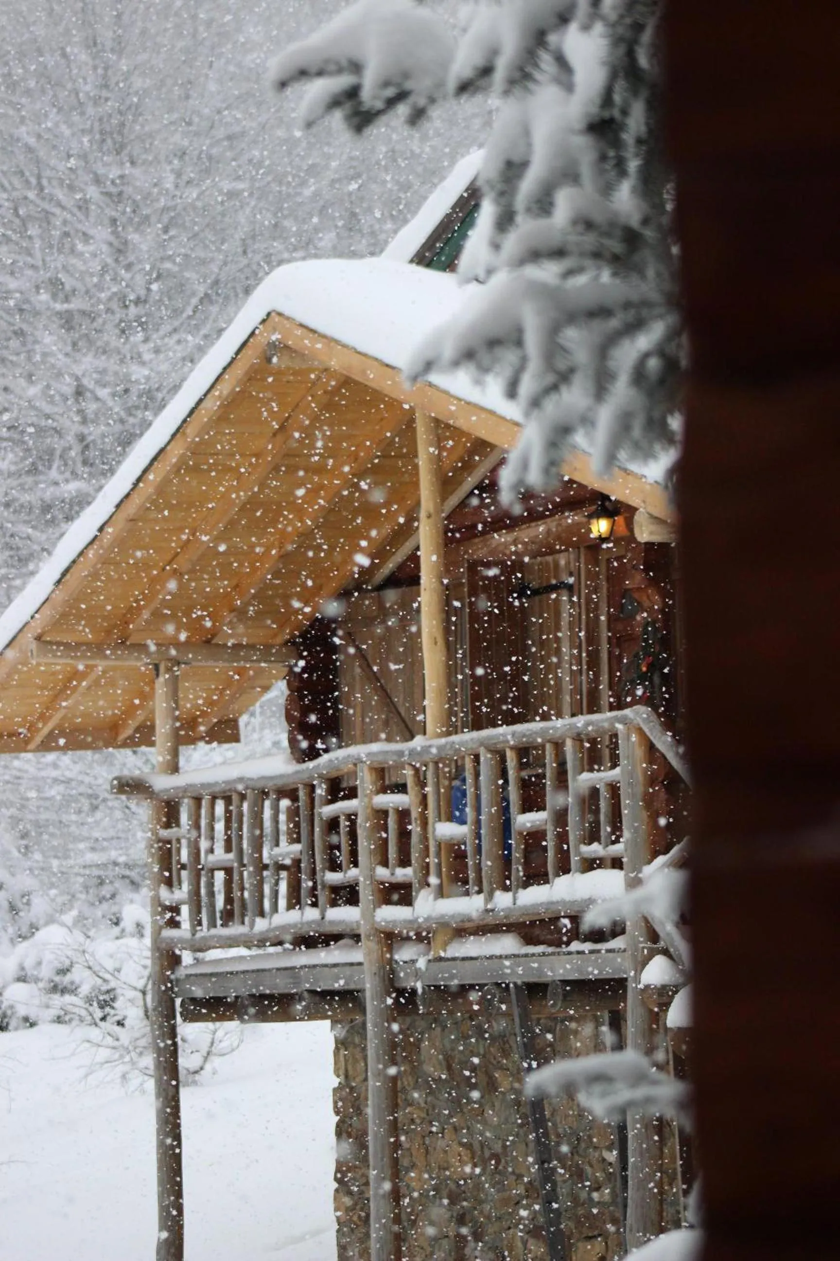 Winter in Sfendamos Wood Village