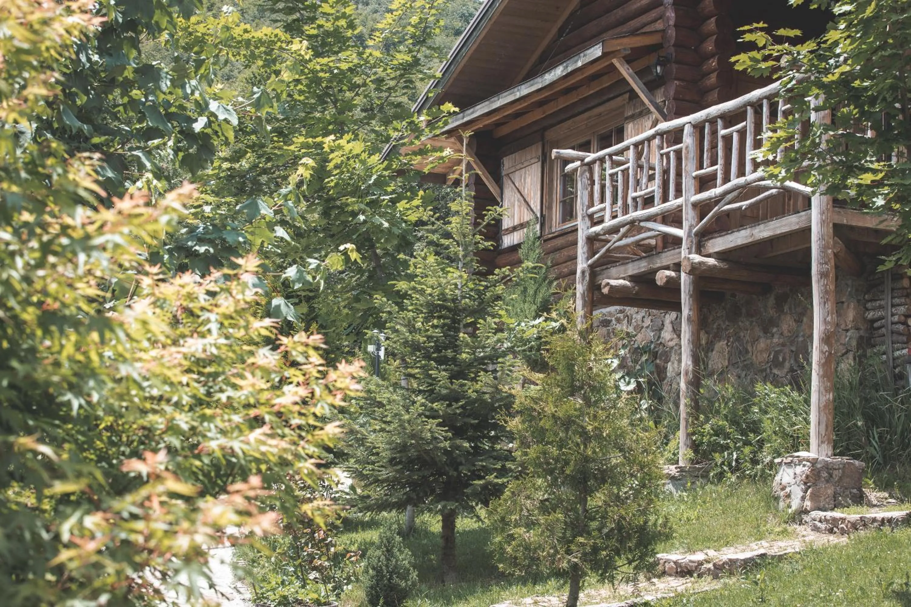 Balcony/Terrace in Sfendamos Wood Village