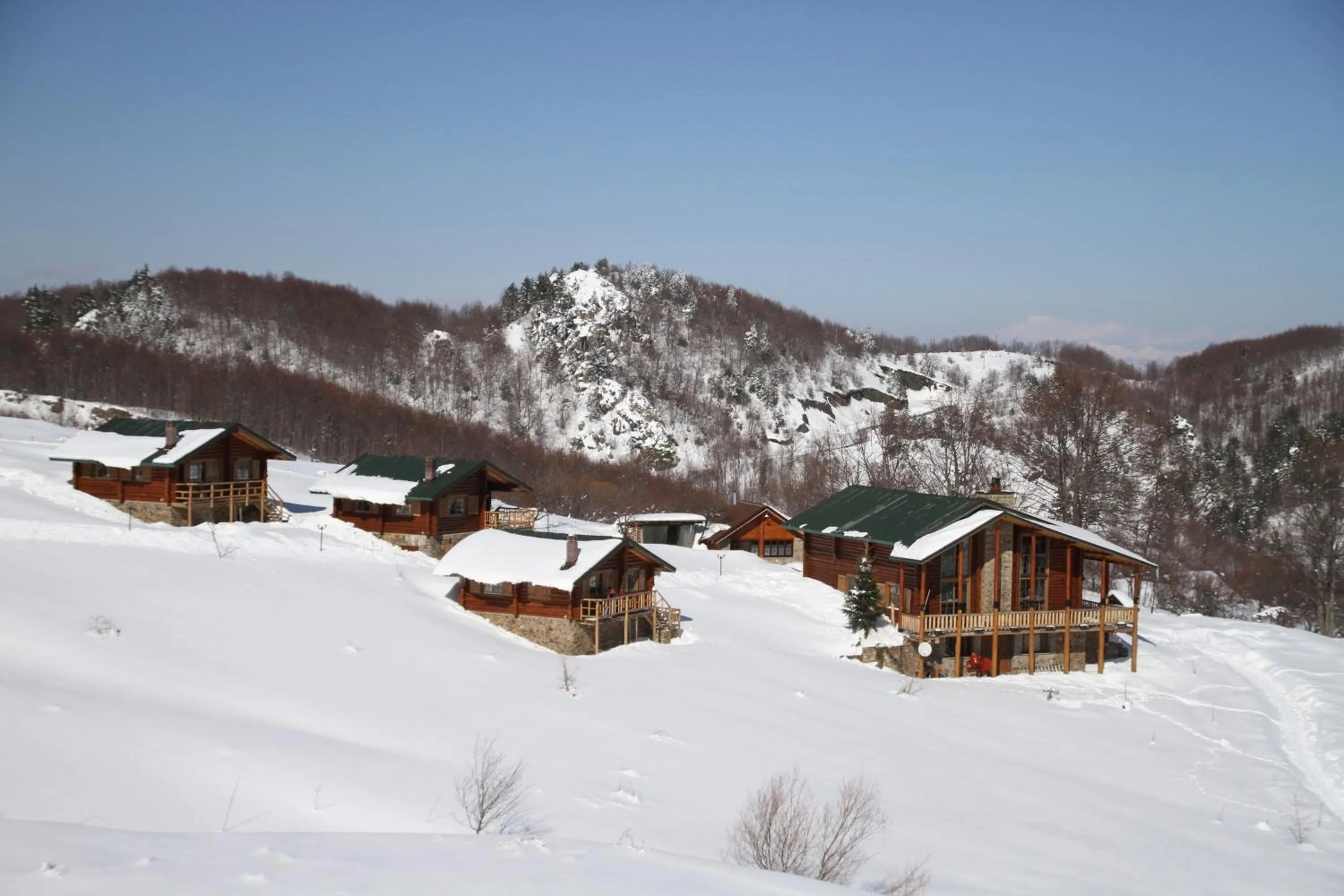 Day in Sfendamos Wood Village