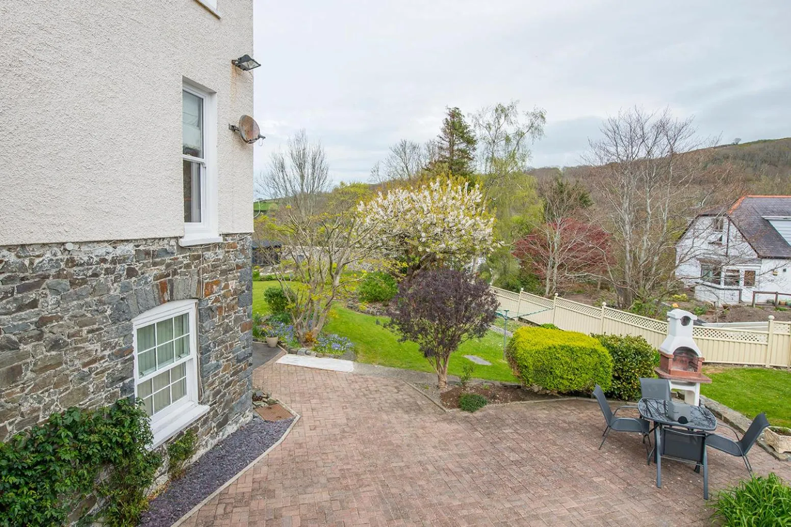 Garden view in LLys Aeron "The Little Hotel"