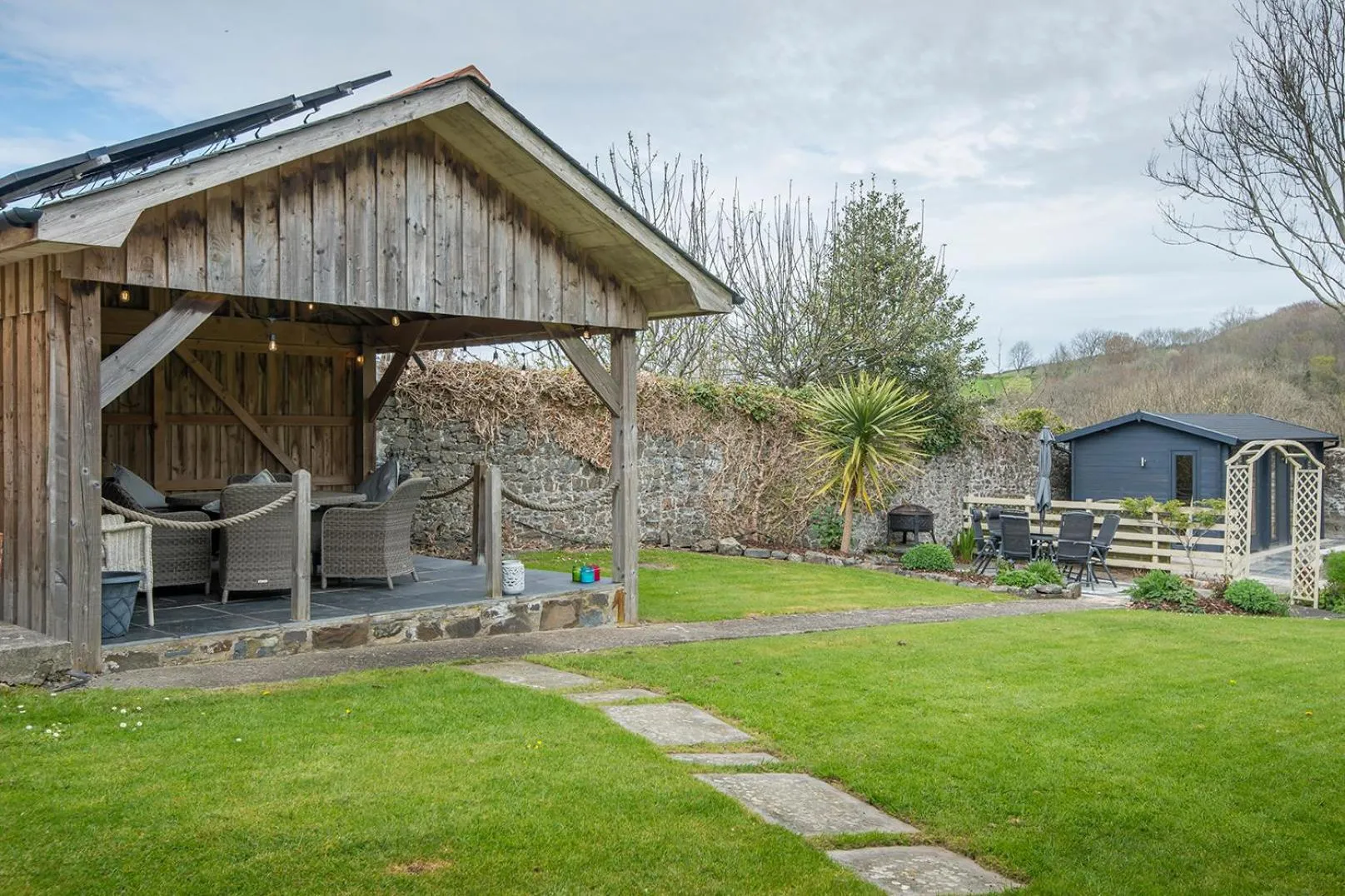 Garden in LLys Aeron "The Little Hotel"