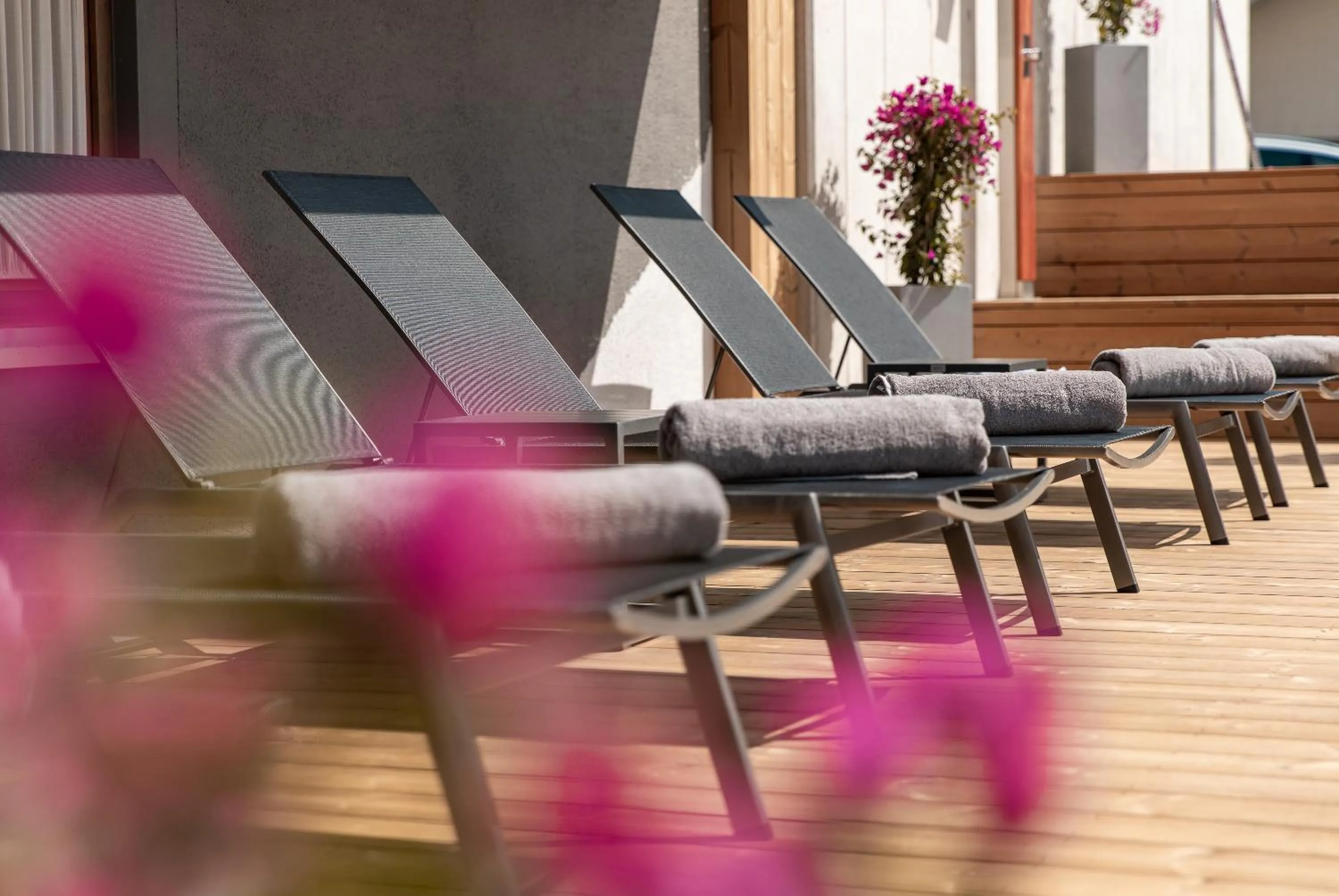 sunbed in ALMMONTE SENSUM SUITES - Funky Living Hotel