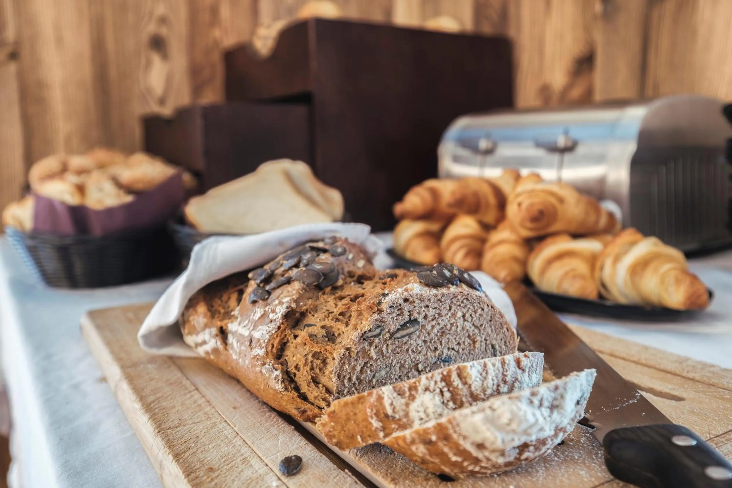 Buffet breakfast in ALMMONTE SENSUM SUITES - Funky Living Hotel