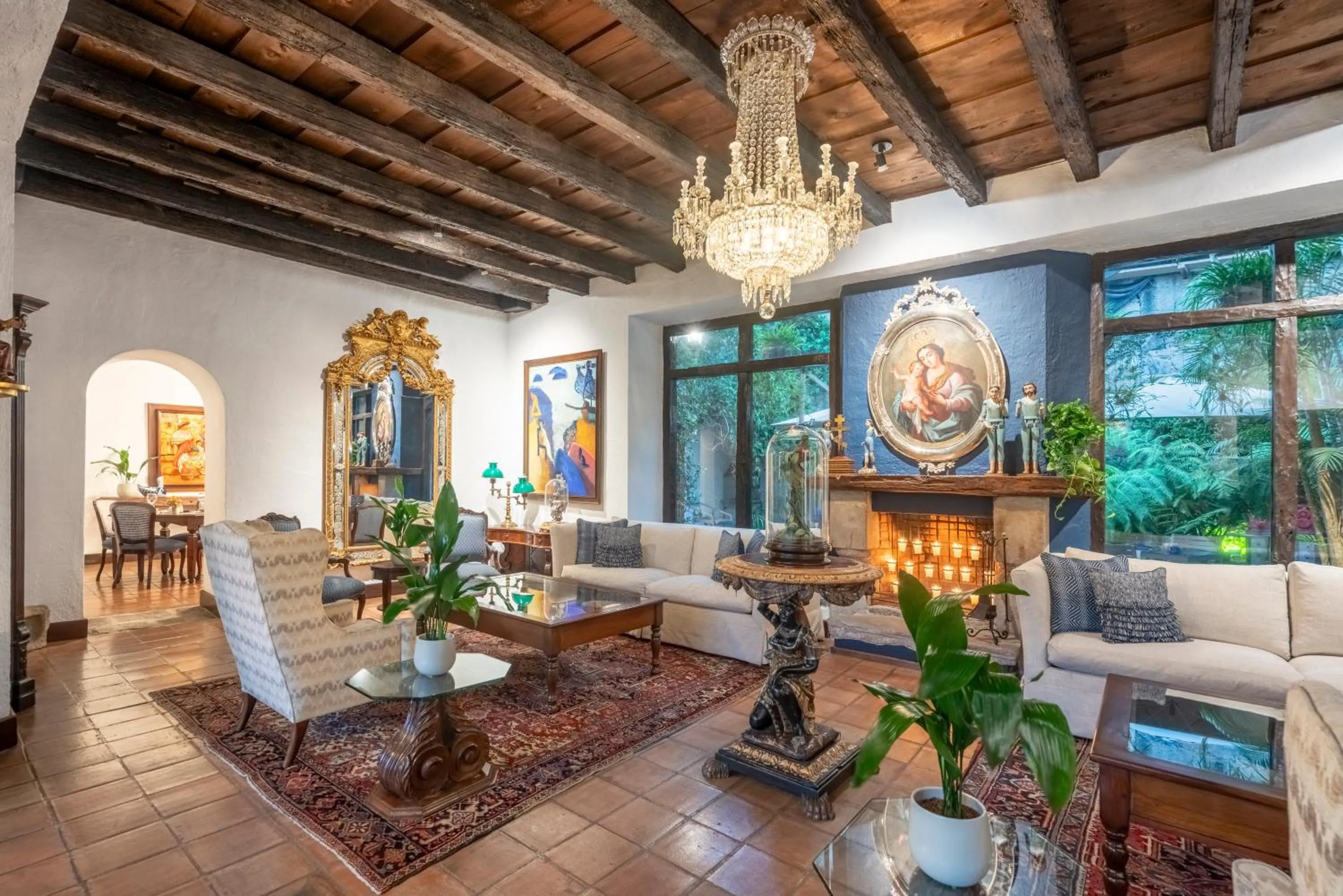 Living room in Las Cruces Boutique Hotel